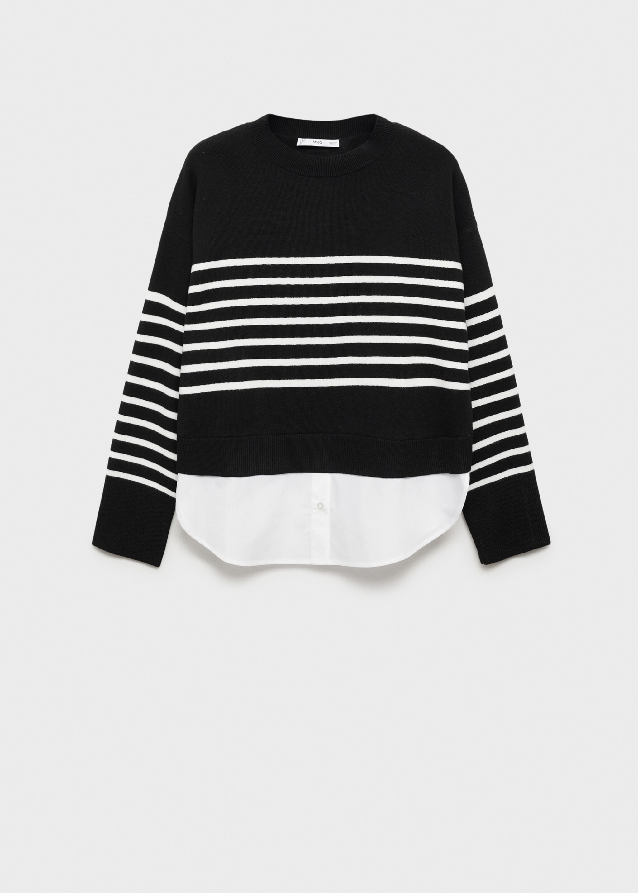 Combined knitted sweater - Article without model