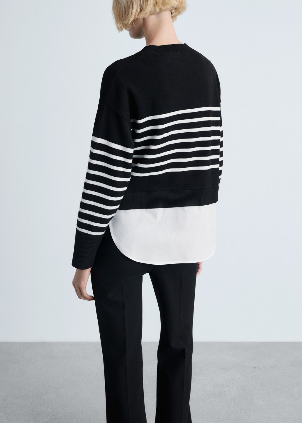 Knitted over draped sweater – Salsation Wear