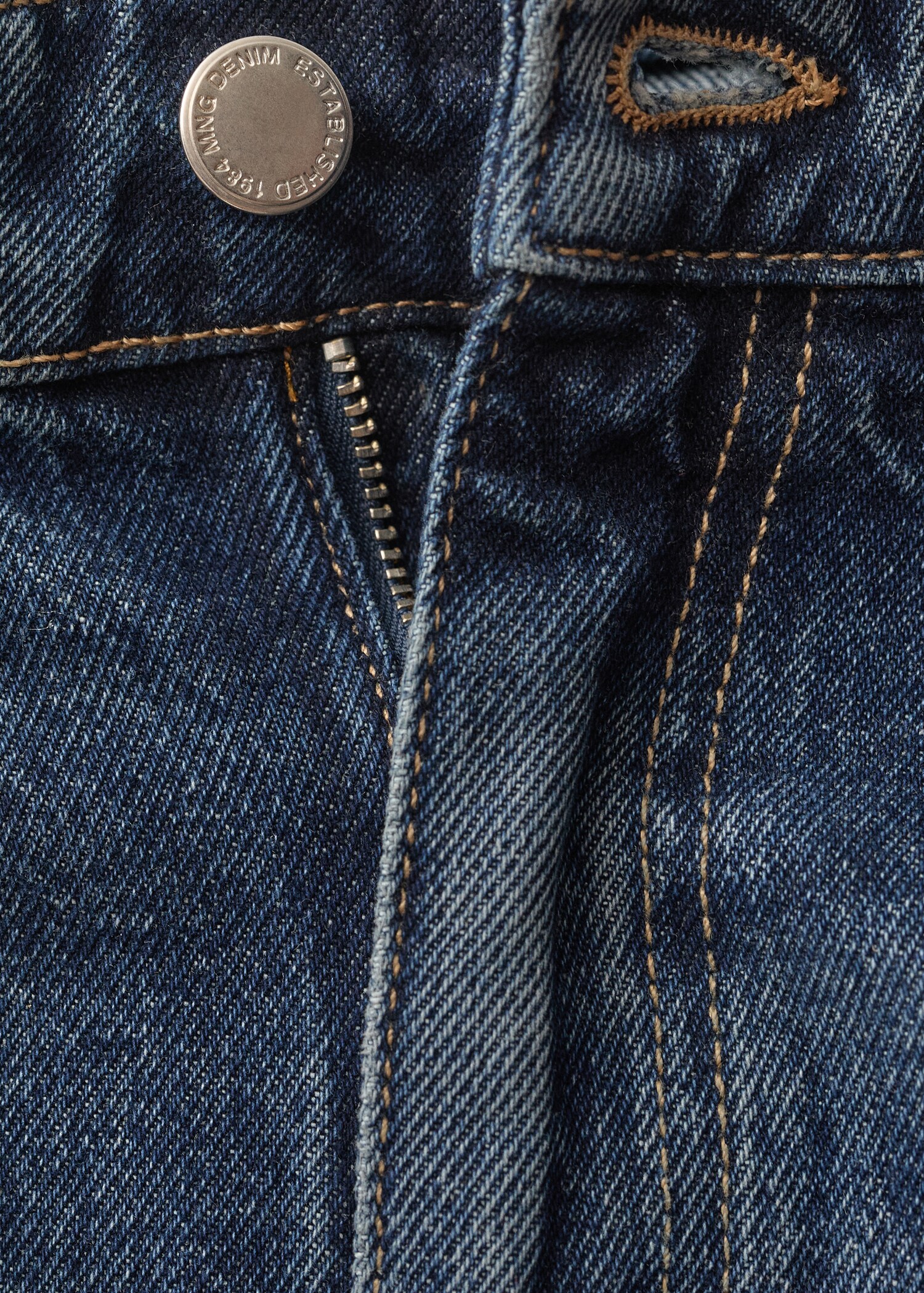 Jeans à boca de sino com cintura alta - Pormenor do artigo 0