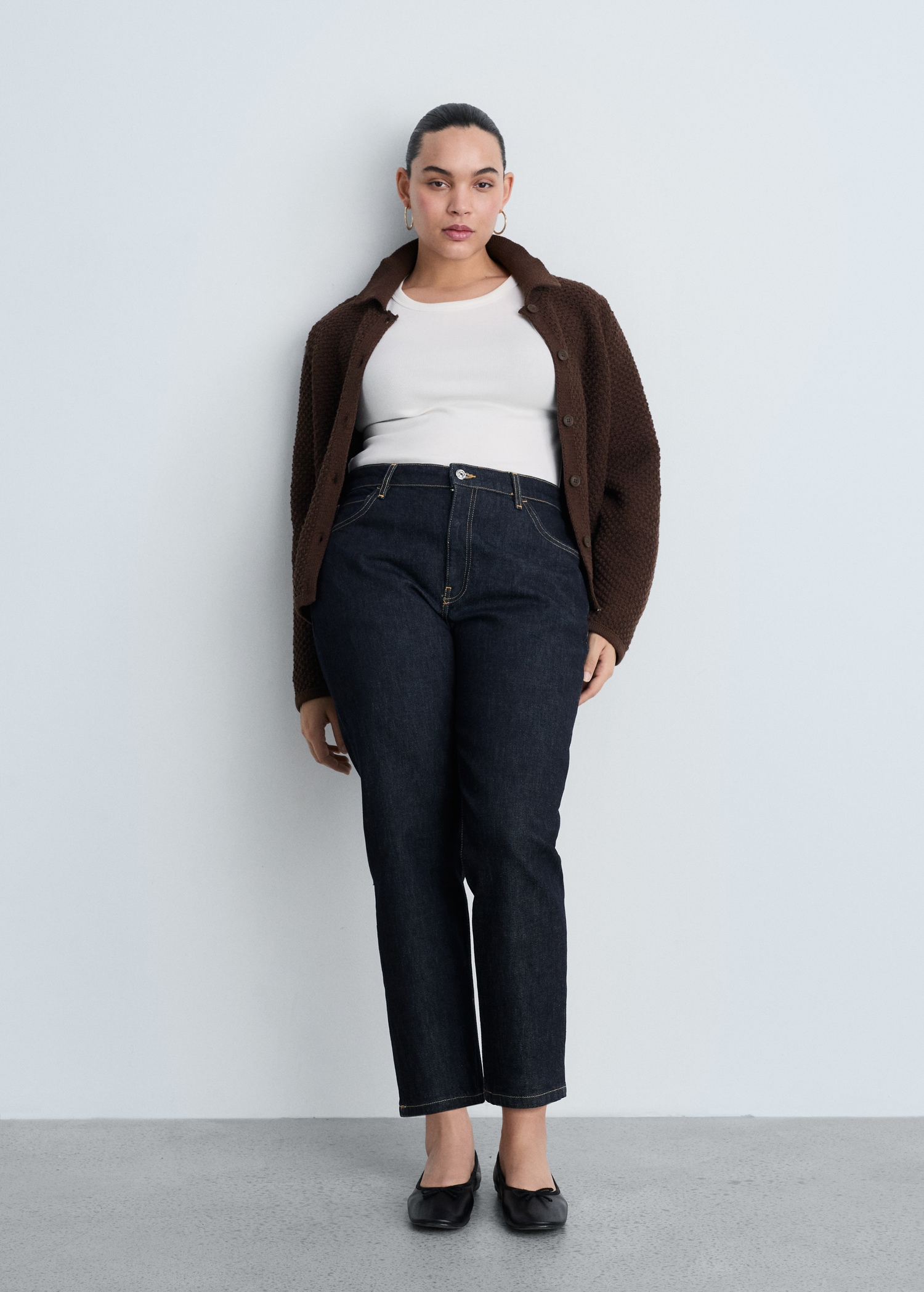 Claudia slim-fit cropped rinse-wash jeans - Details of the article 3