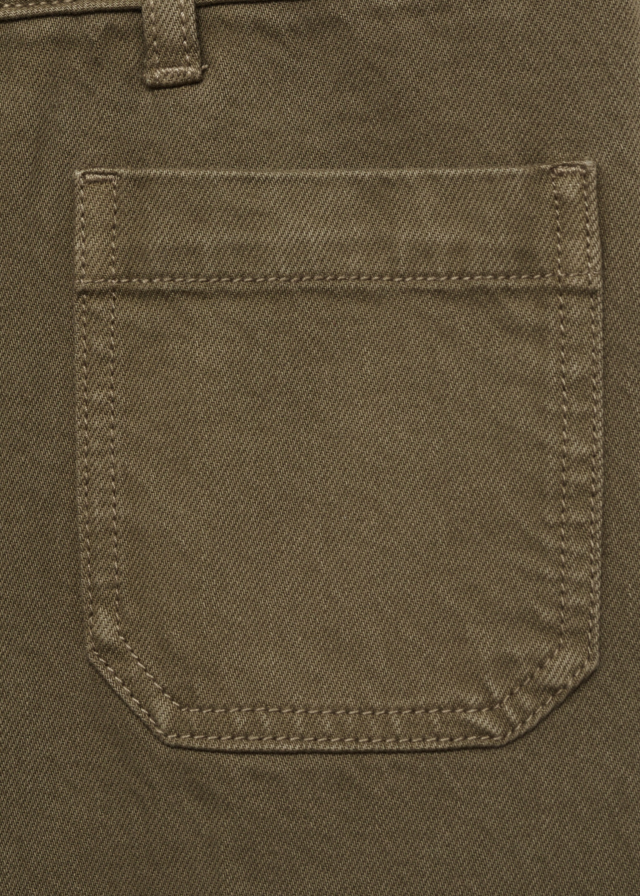 Wide-leg jeans with pockets - Details of the article 0