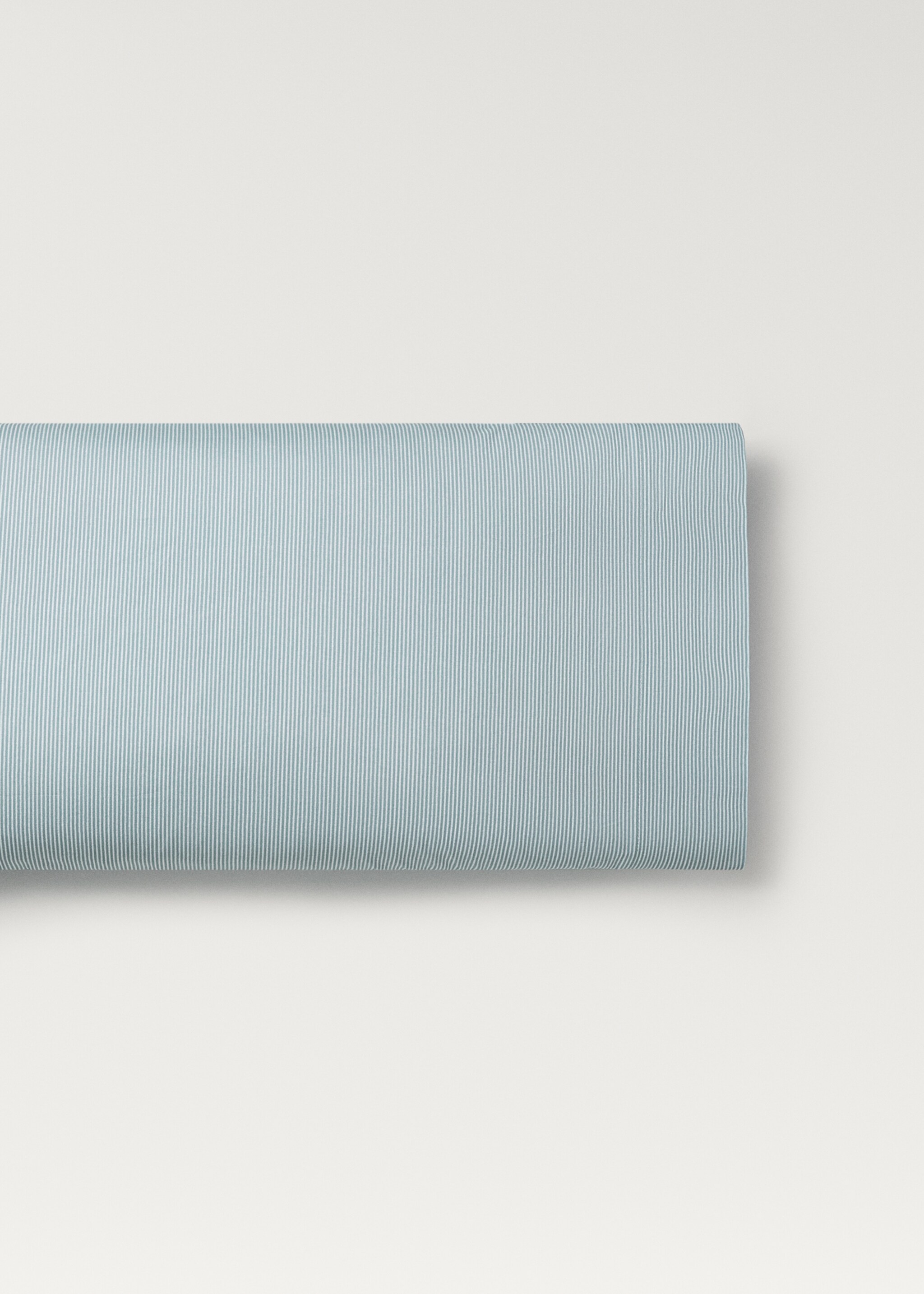 Cotton percale striped children's pillowcase, 45x110 cm - Article without model