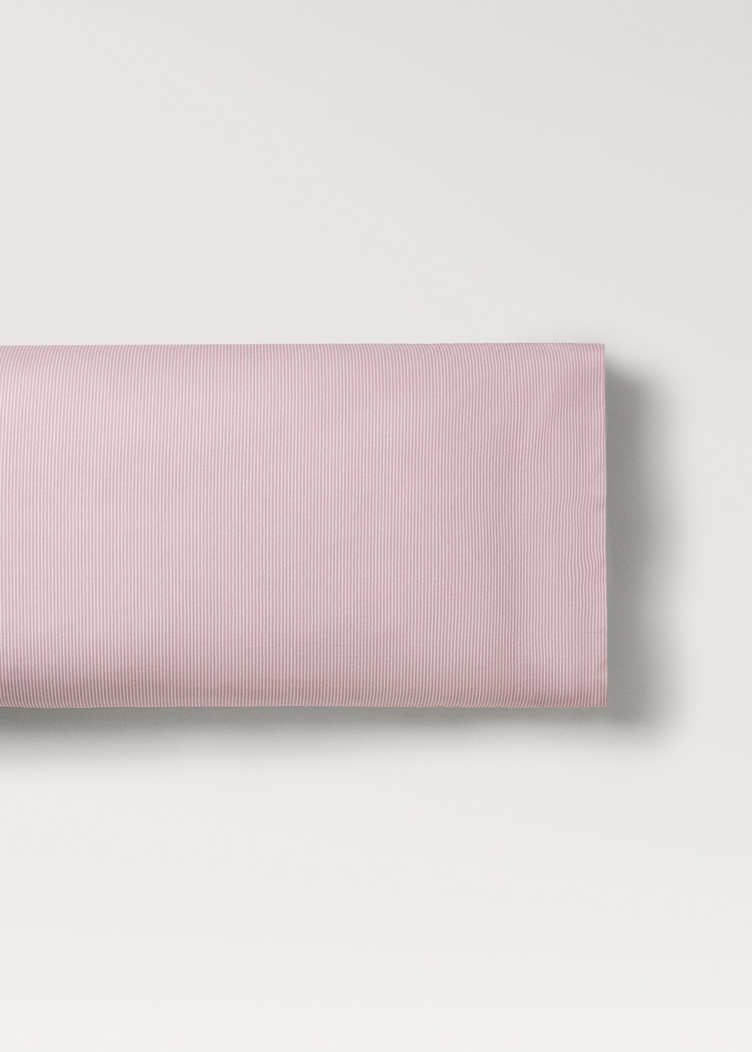 Cotton percale striped children's pillowcase, 45x110 cm - Article without model