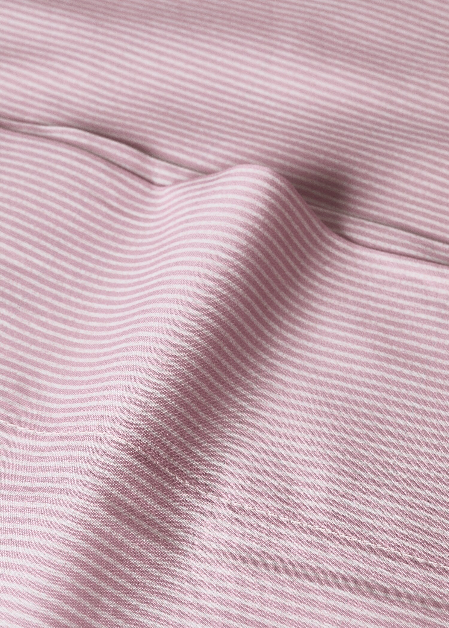 Cotton percale striped children's pillowcase, 45x110 cm - Details of the article 1