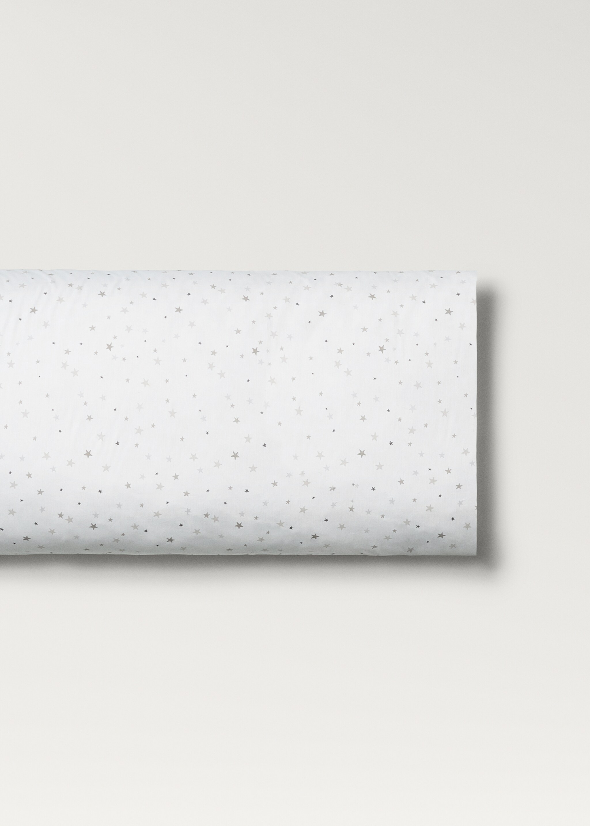 Funda coixinera infantil cotó percala estampat 45x110 cm - Article sense model, Gris. Ref: 87024089-00.