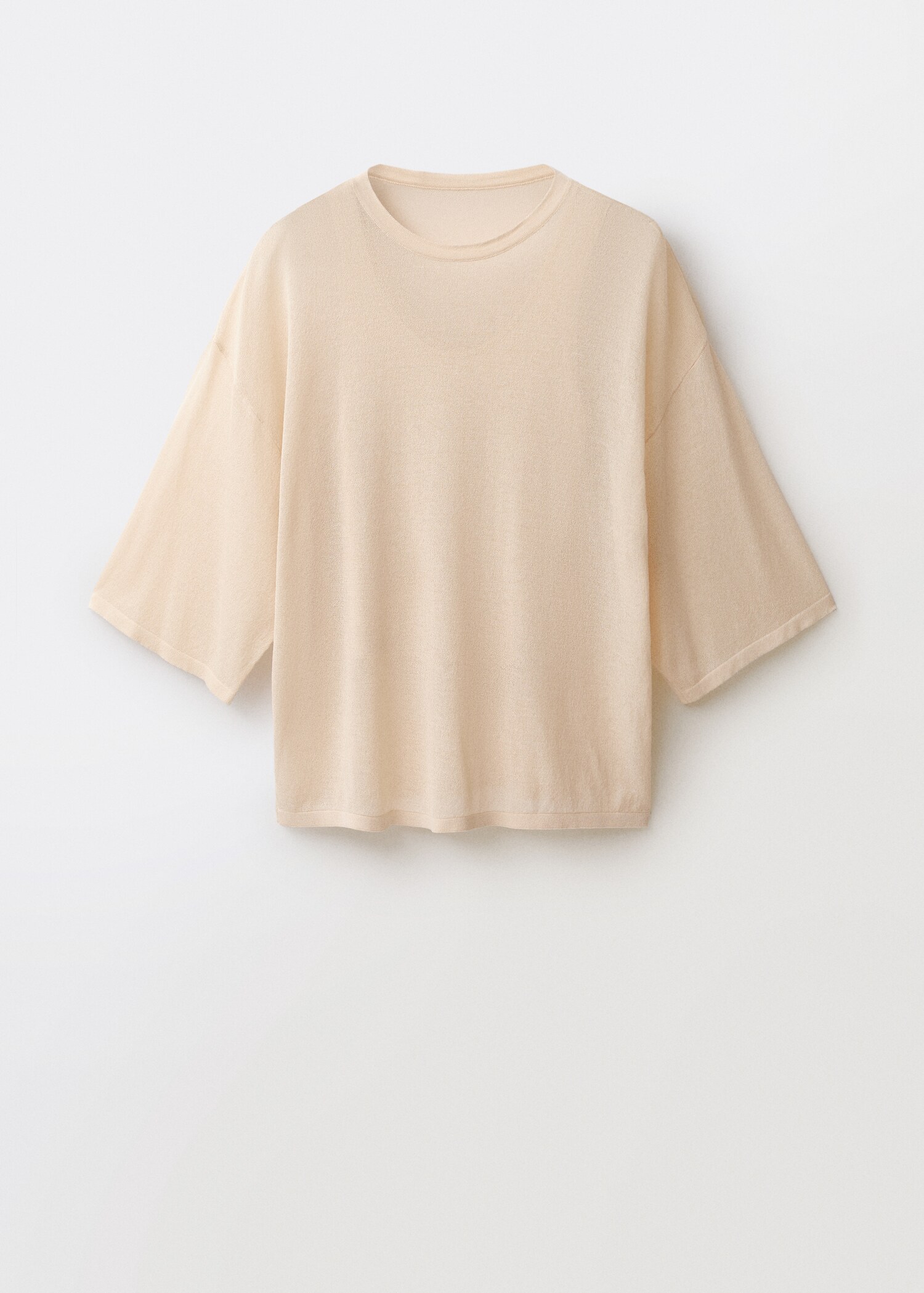 Oversize short sleeve sweater - Article without model