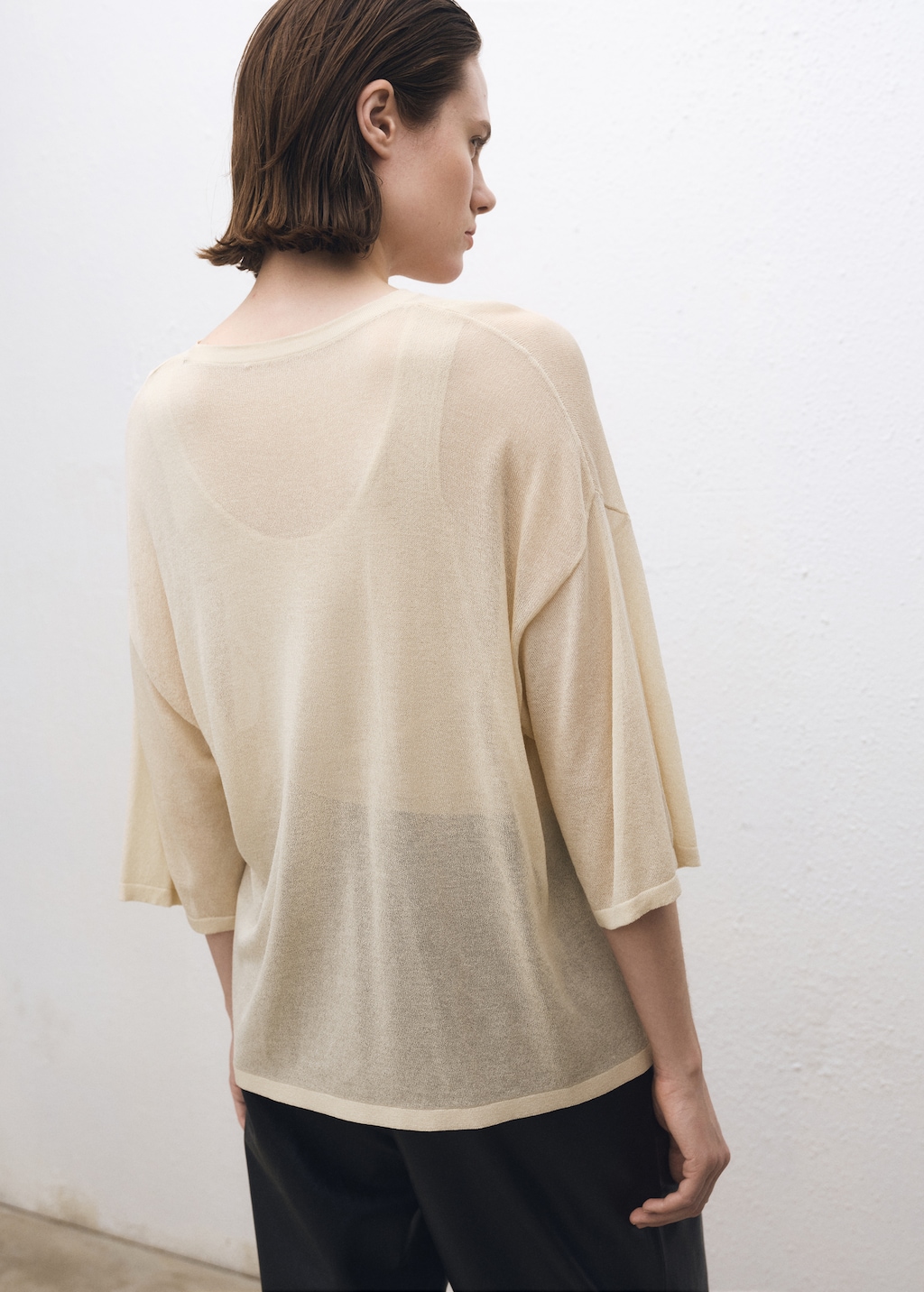 Oversize short sleeve sweater - image 3