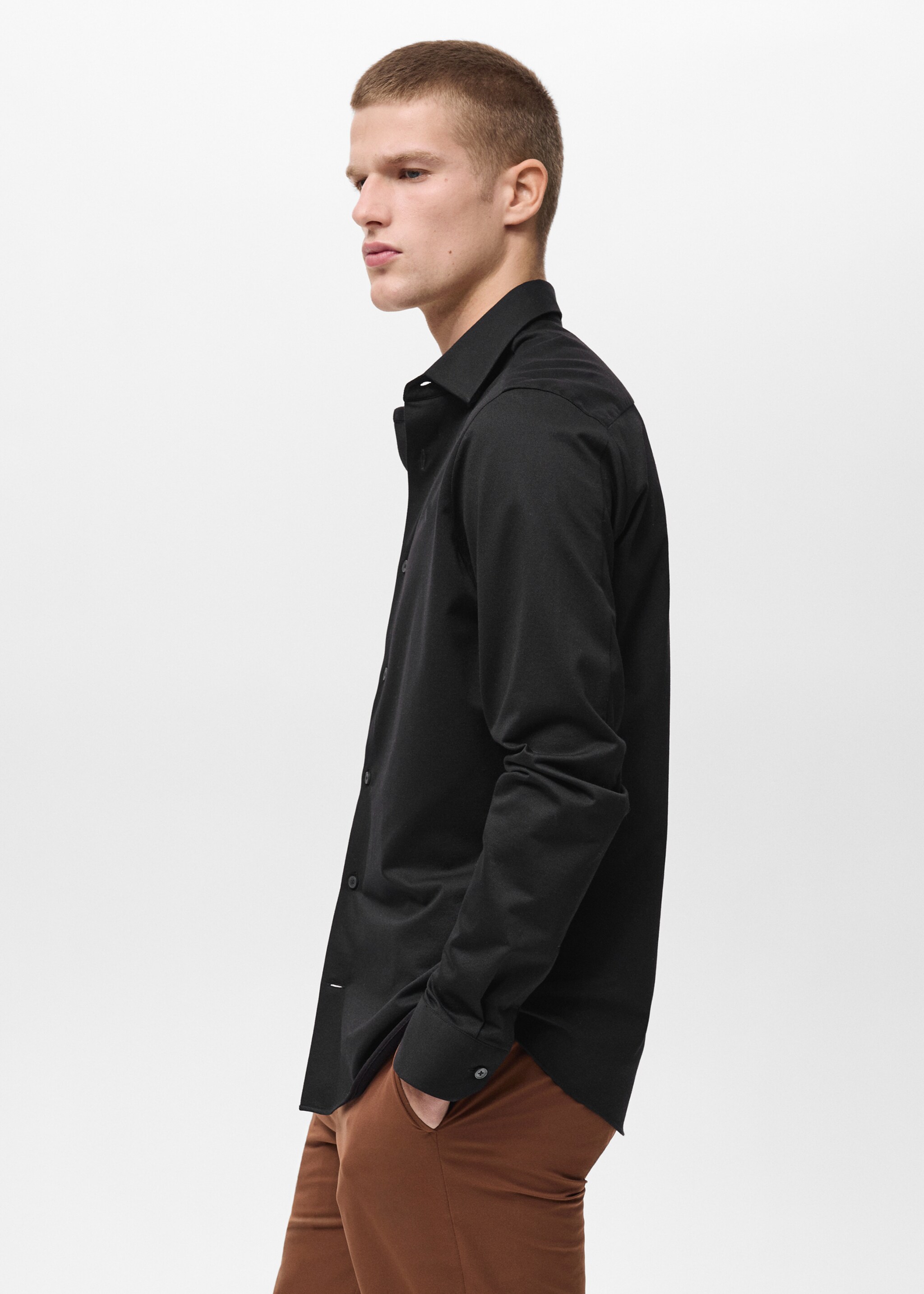 Comfort stretch non-iron shirt - Details of the article 2