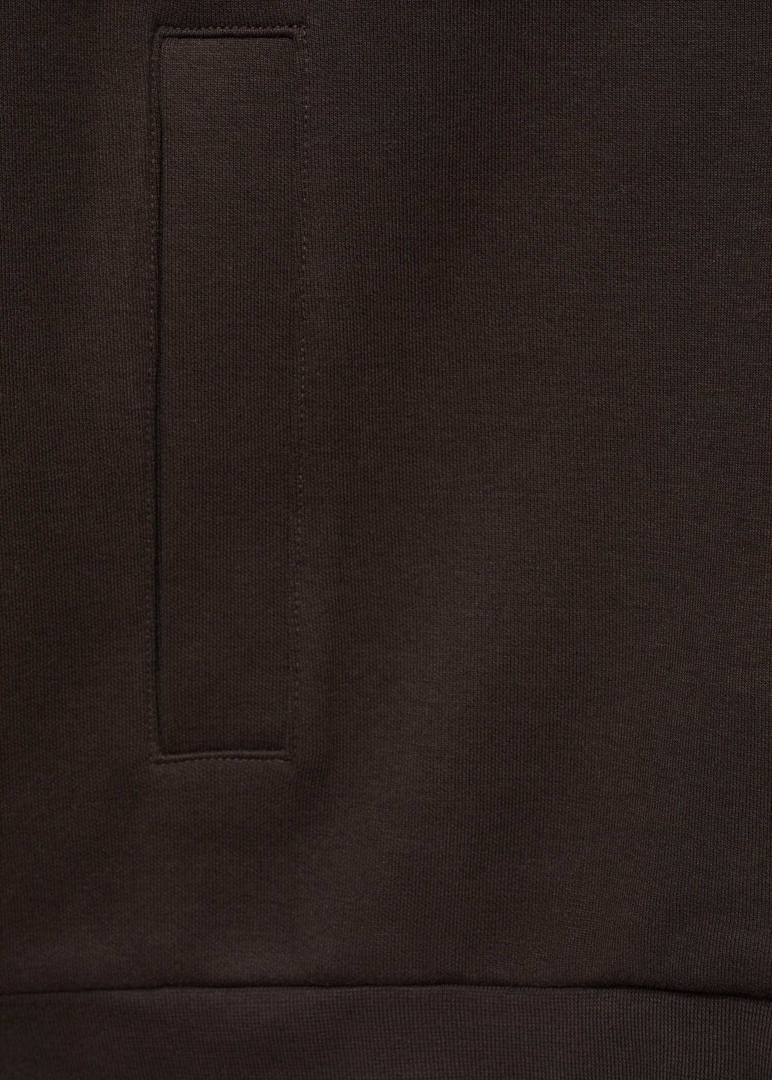 Sweatshirt i bomull med perkinskrage och dragkedja - Detaljer om artikeln 0