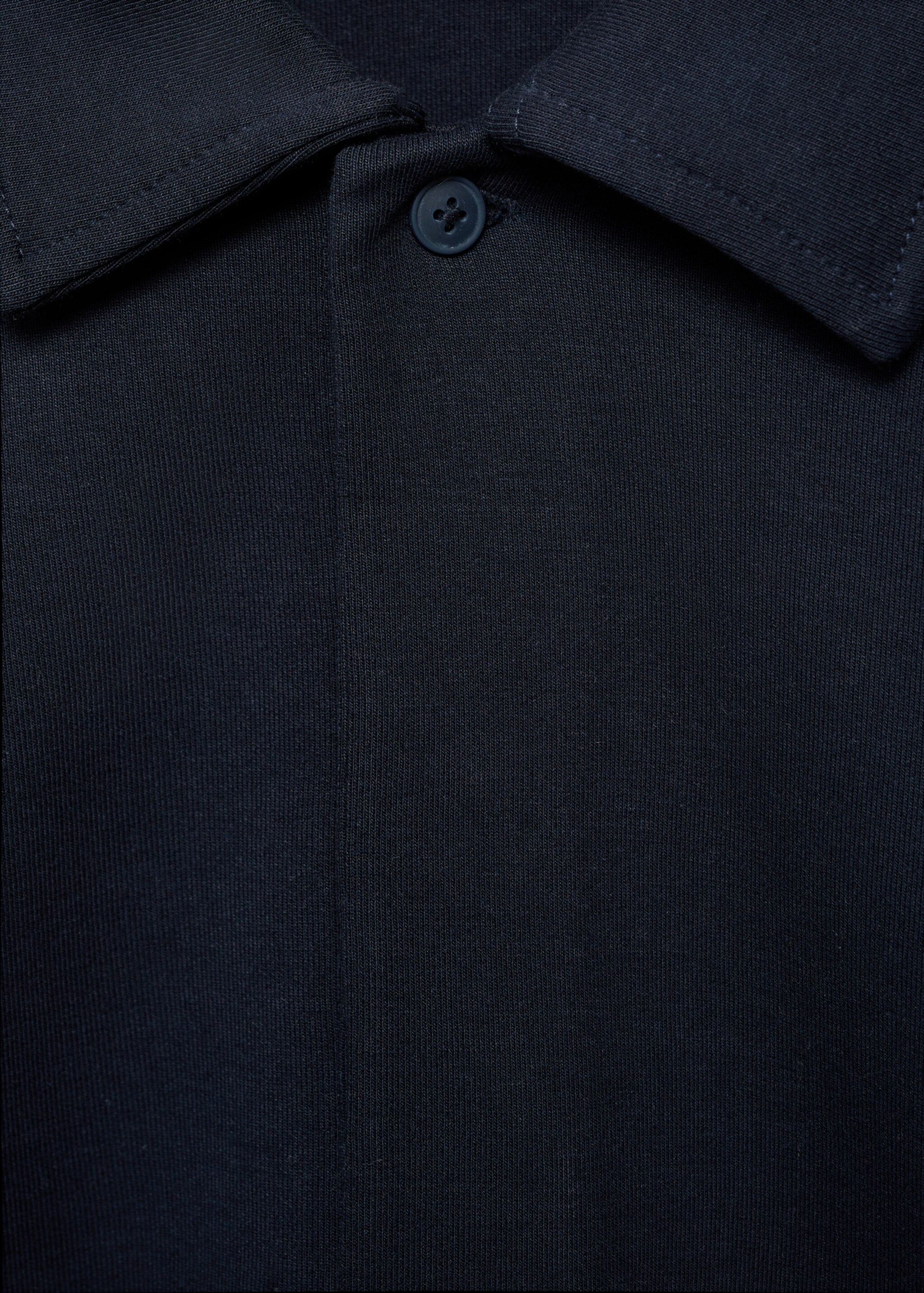 Regular-fit cotton polo sweatshirt - Details of the article 8