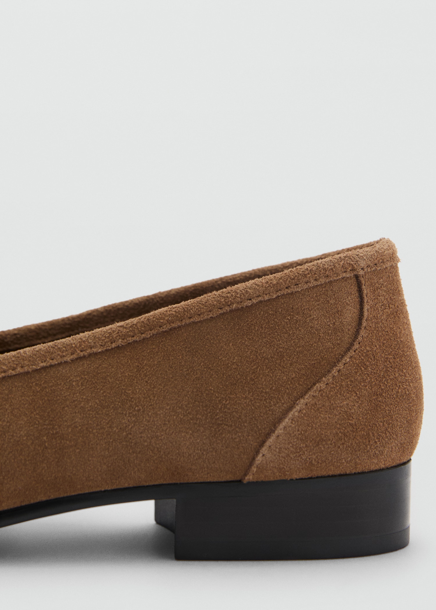 Suede moccasins with buckle - Women | MANGO Malaysia