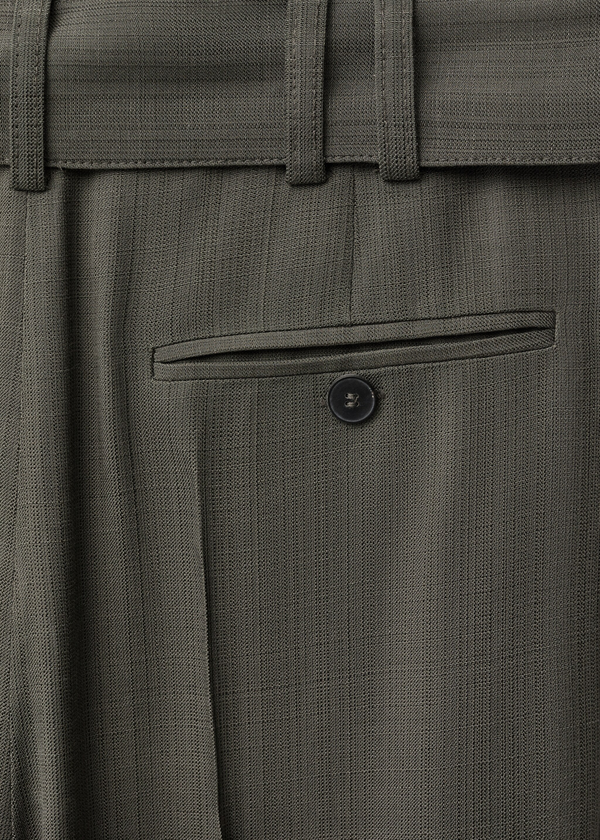 Suit trousers with belt clips - Details of the article 8