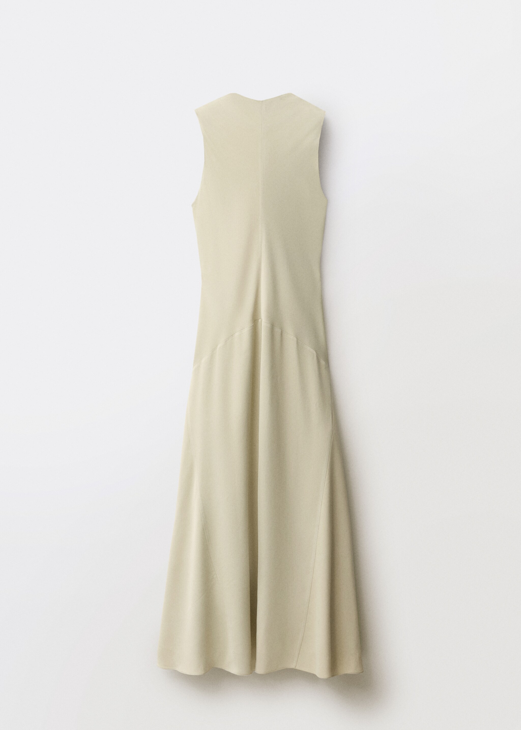 Satin dress with back opening - Article without model