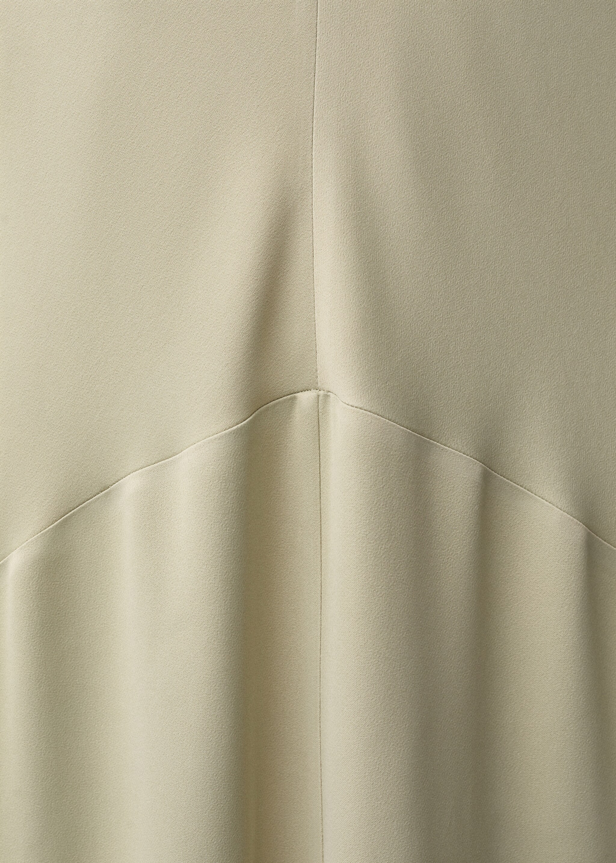 Satin dress with back opening - Details of the article 0