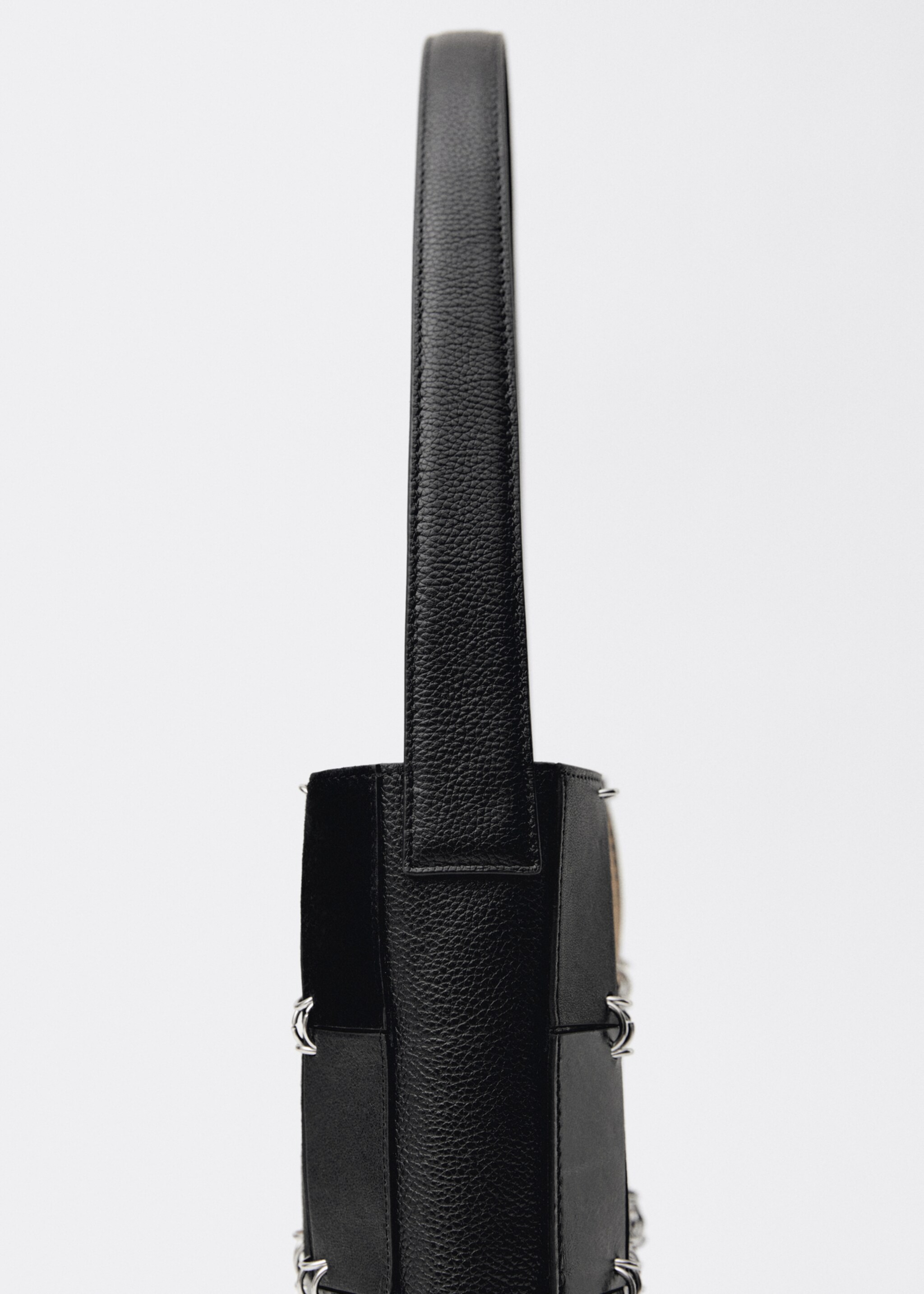 Combined-patchwork leather bag - Details of the article 3