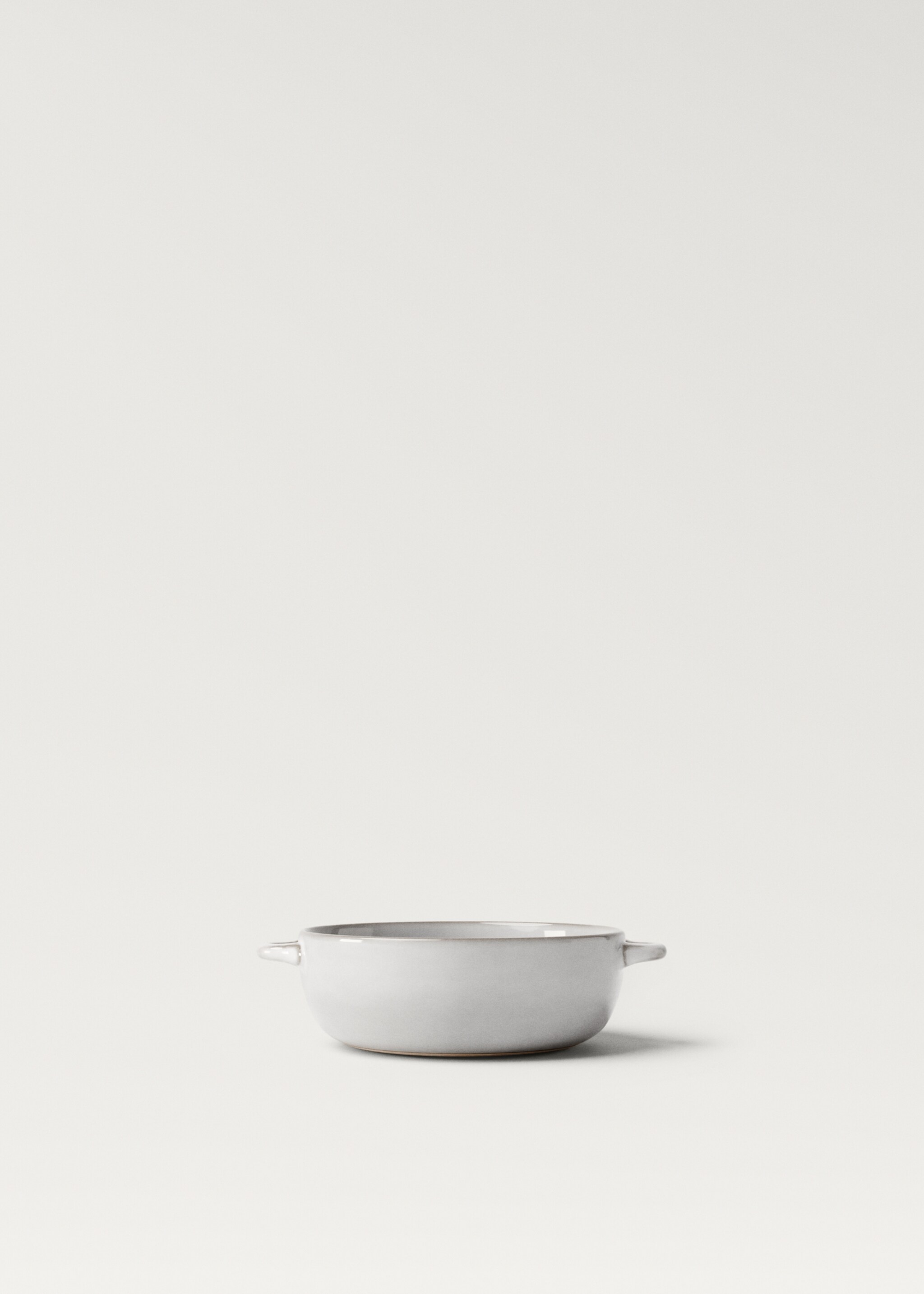 Bowl stoneware casserole rim contrast small - Article without model