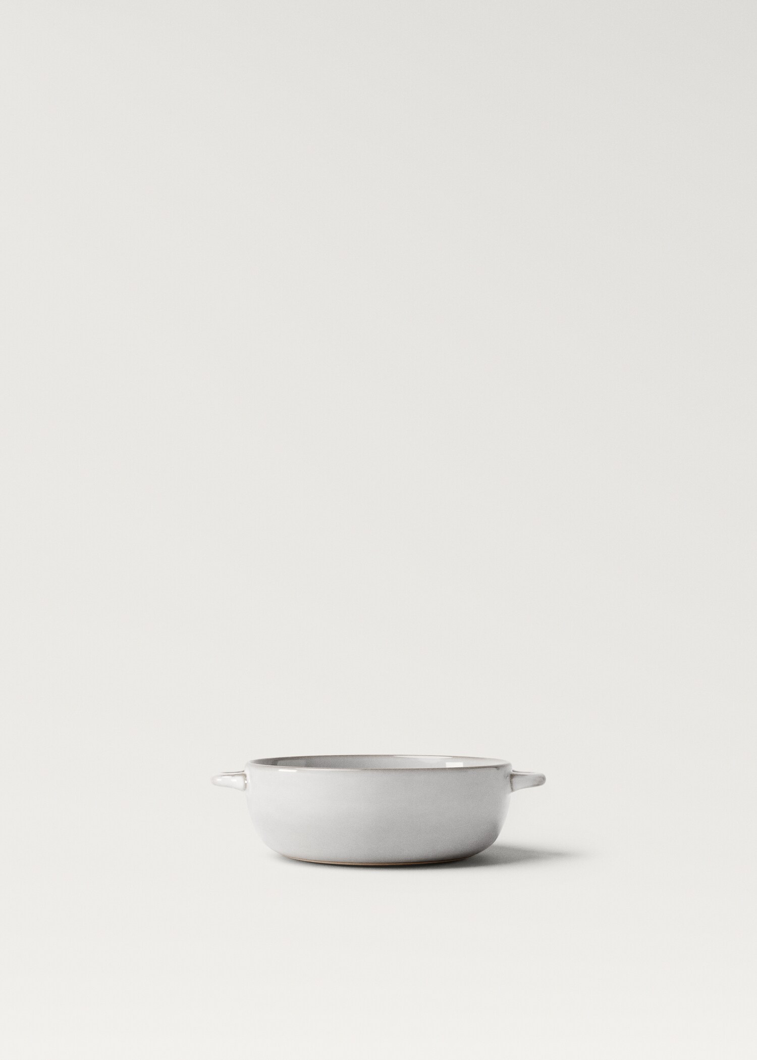 Bowl stoneware casserole rim contrast small - Article without model