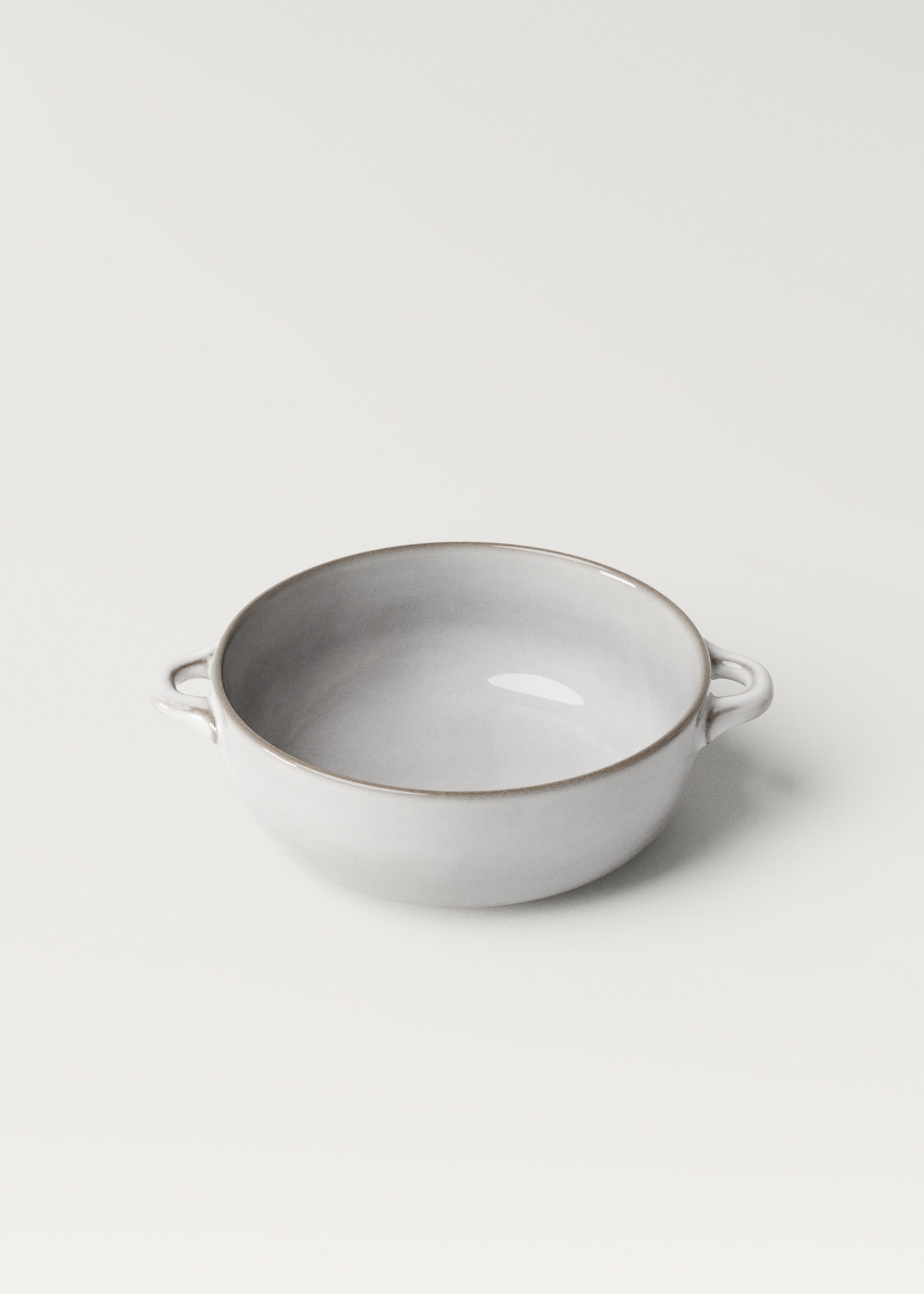 Bowl stoneware casserole rim contrast small - Details of the article 1
