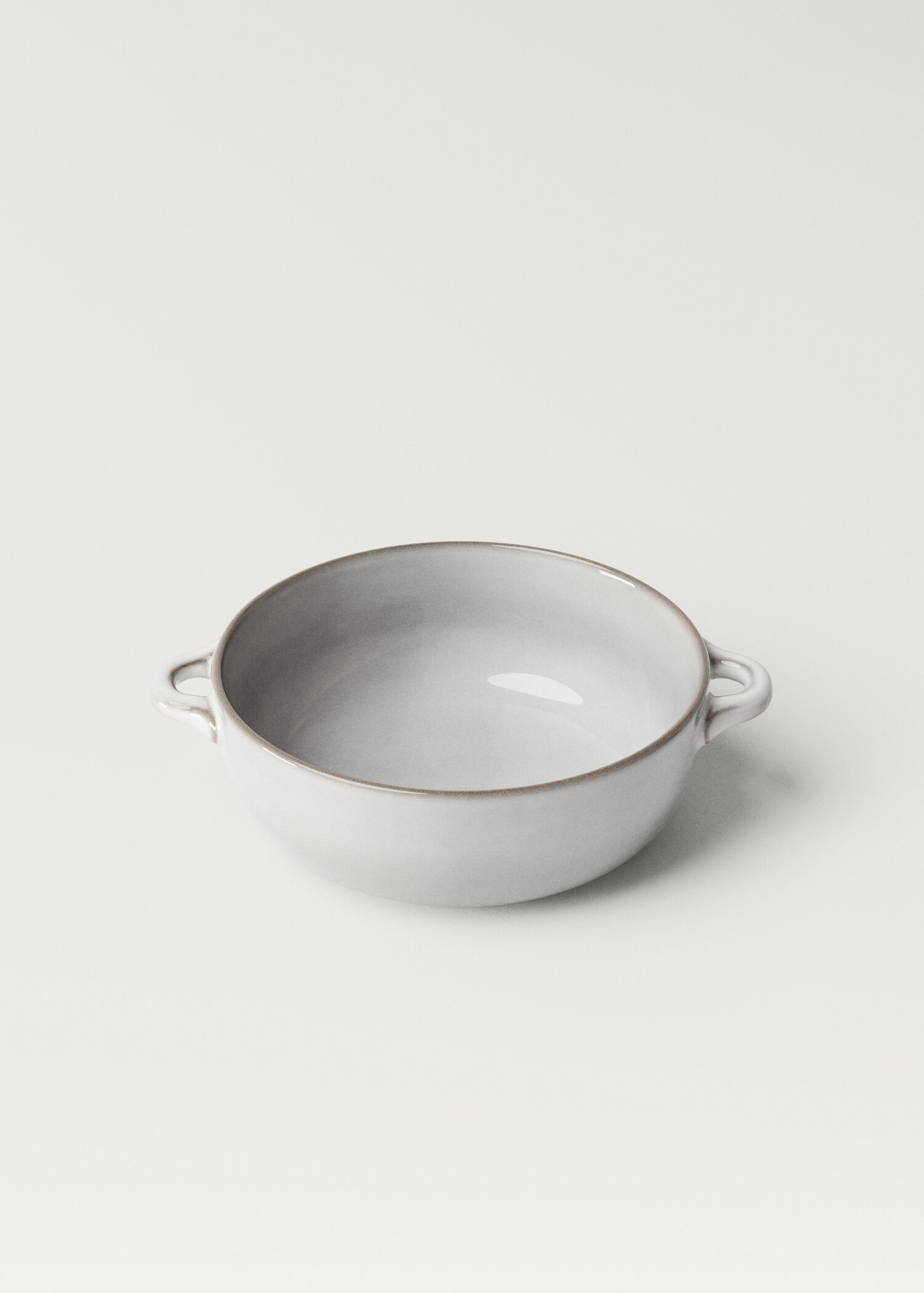 Bowl stoneware casserole rim contrast small - Details of the article 1