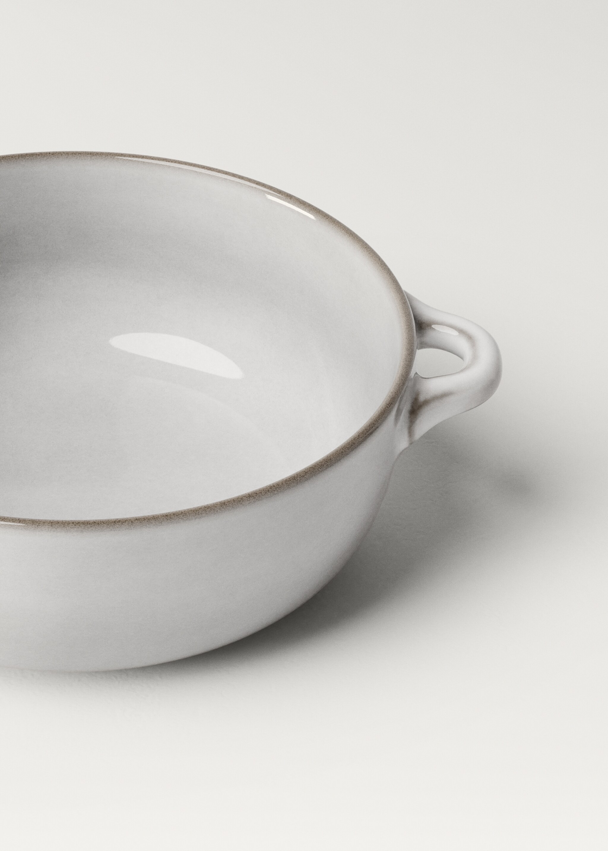 Bowl stoneware casserole rim contrast small - Details of the article 2