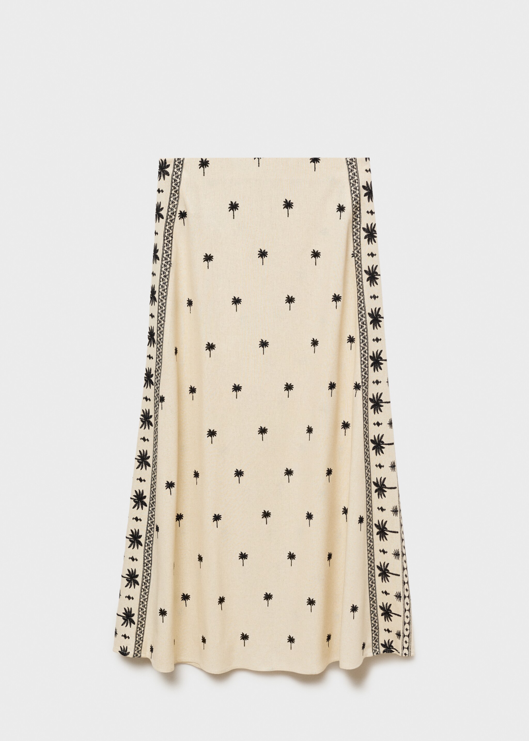 Embroidered flared skirt - Article without model