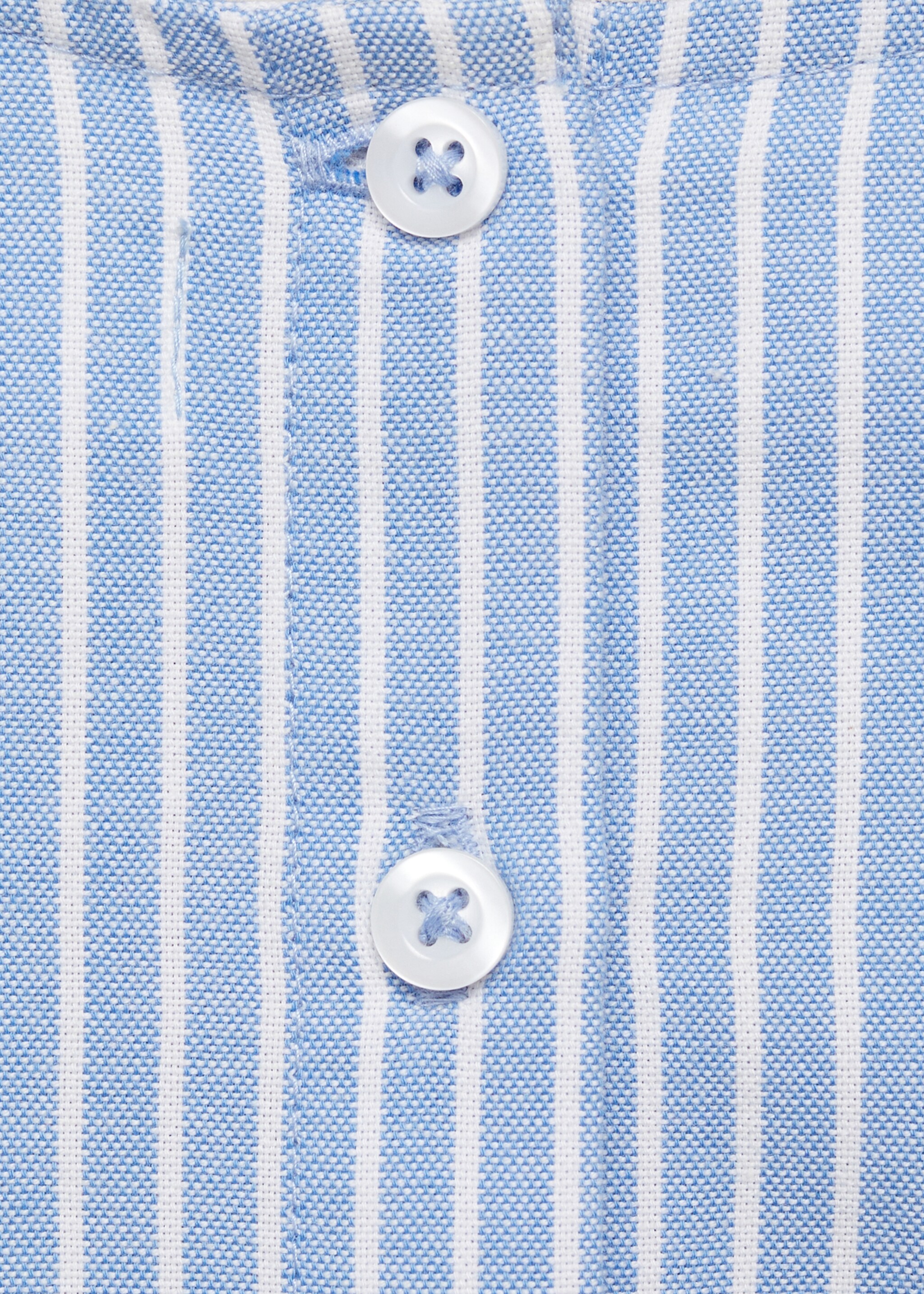 Striped cotton blouse - Details of the article 0