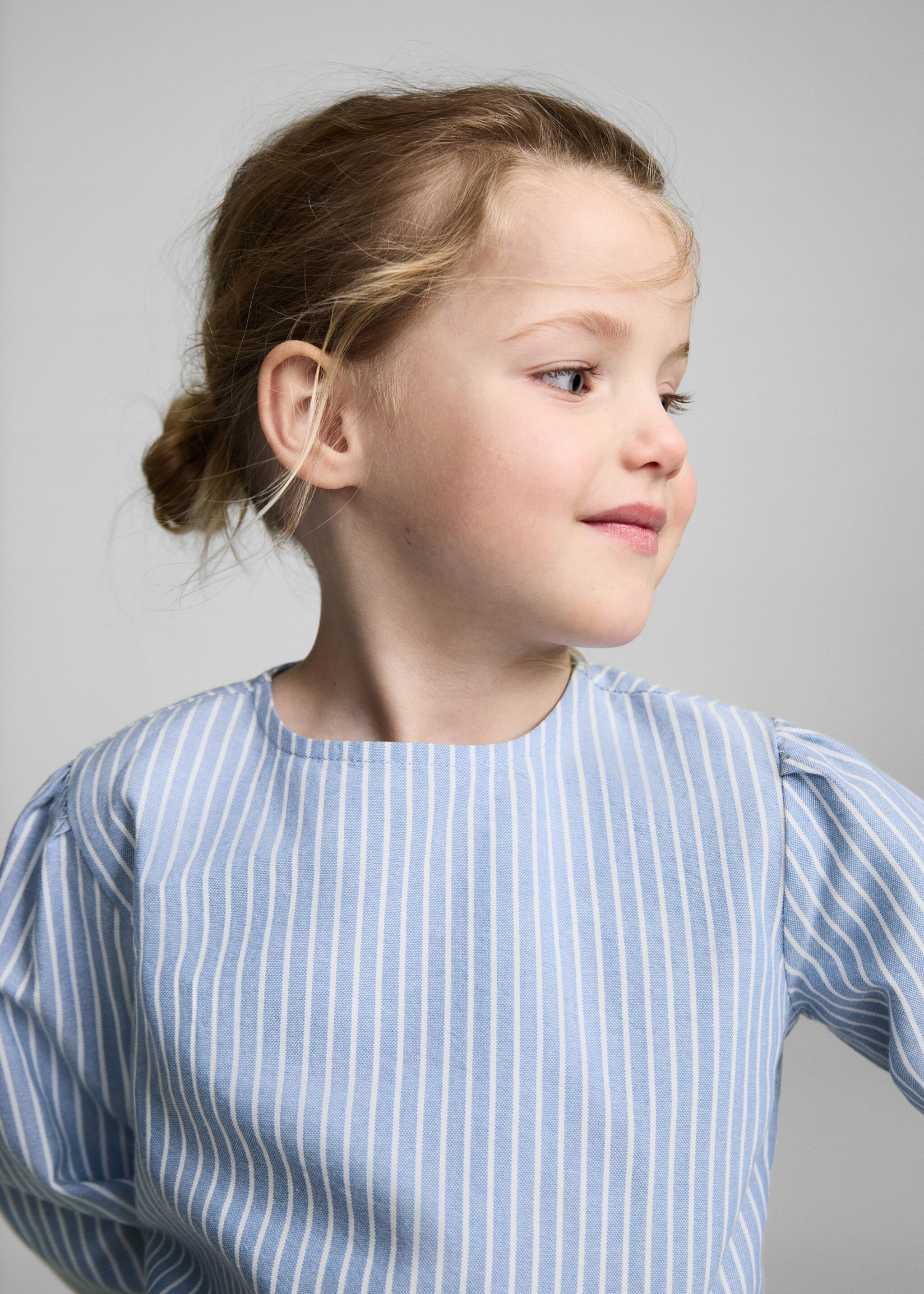 Striped cotton blouse - Details of the article 1