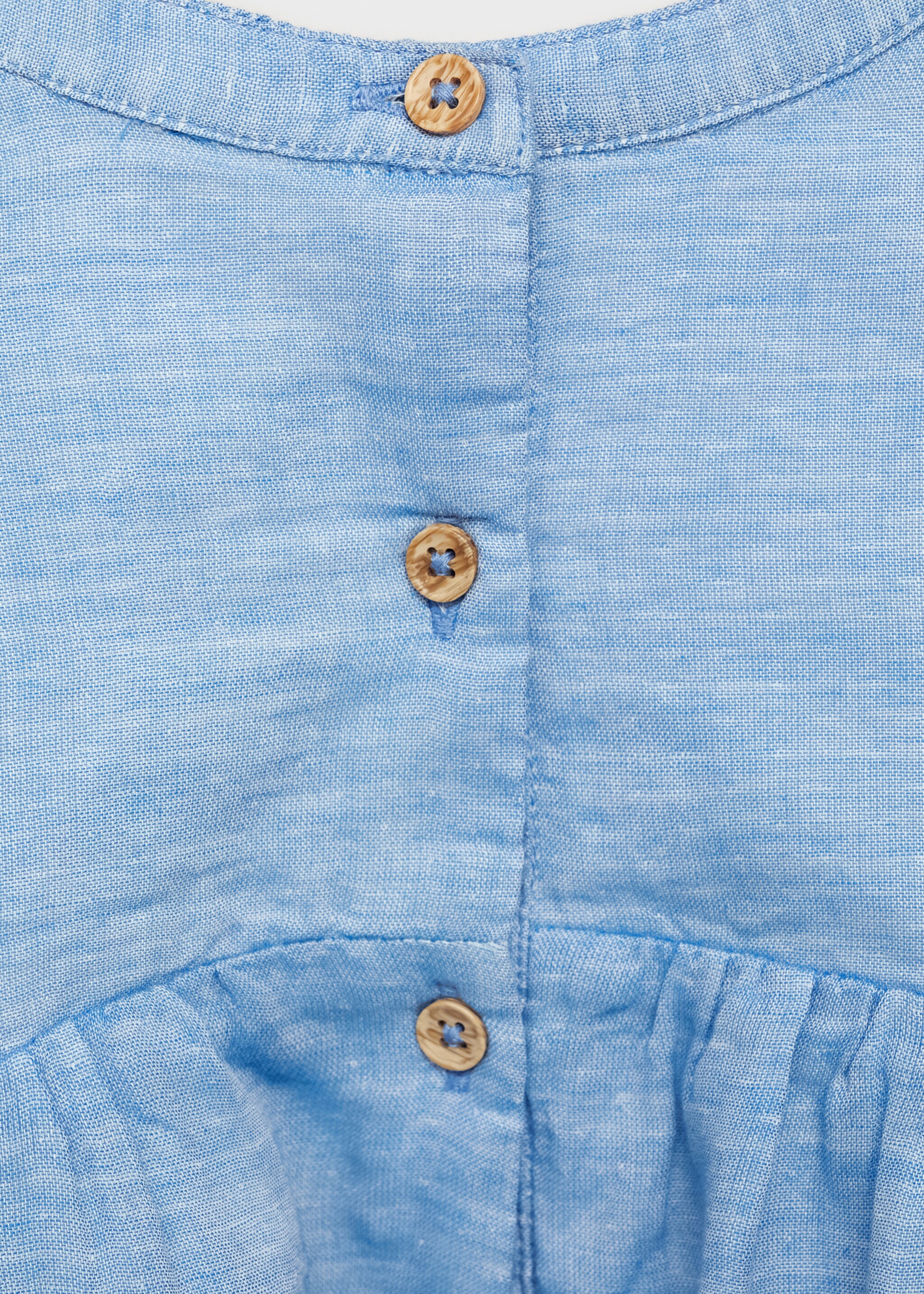 Embroidered cotton dress - Details of the article 0
