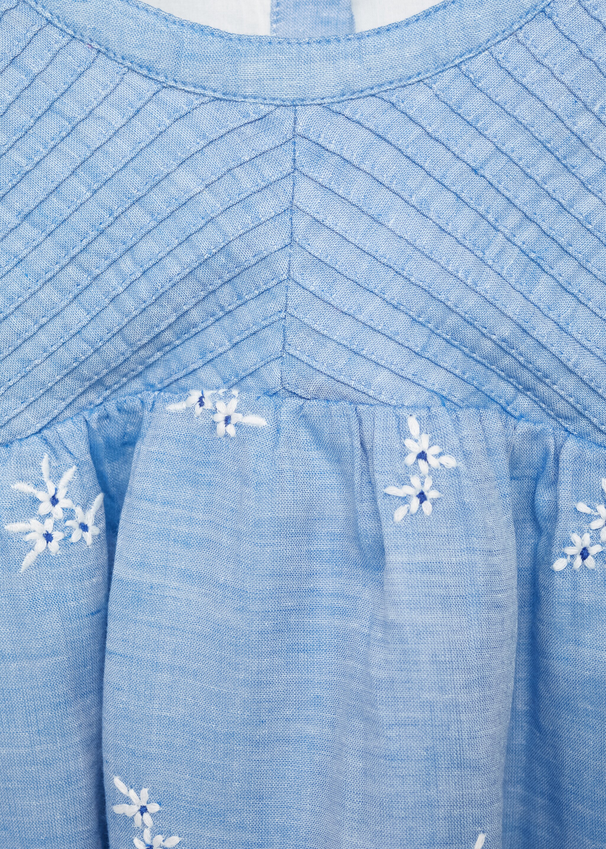 Embroidered cotton dress - Details of the article 8