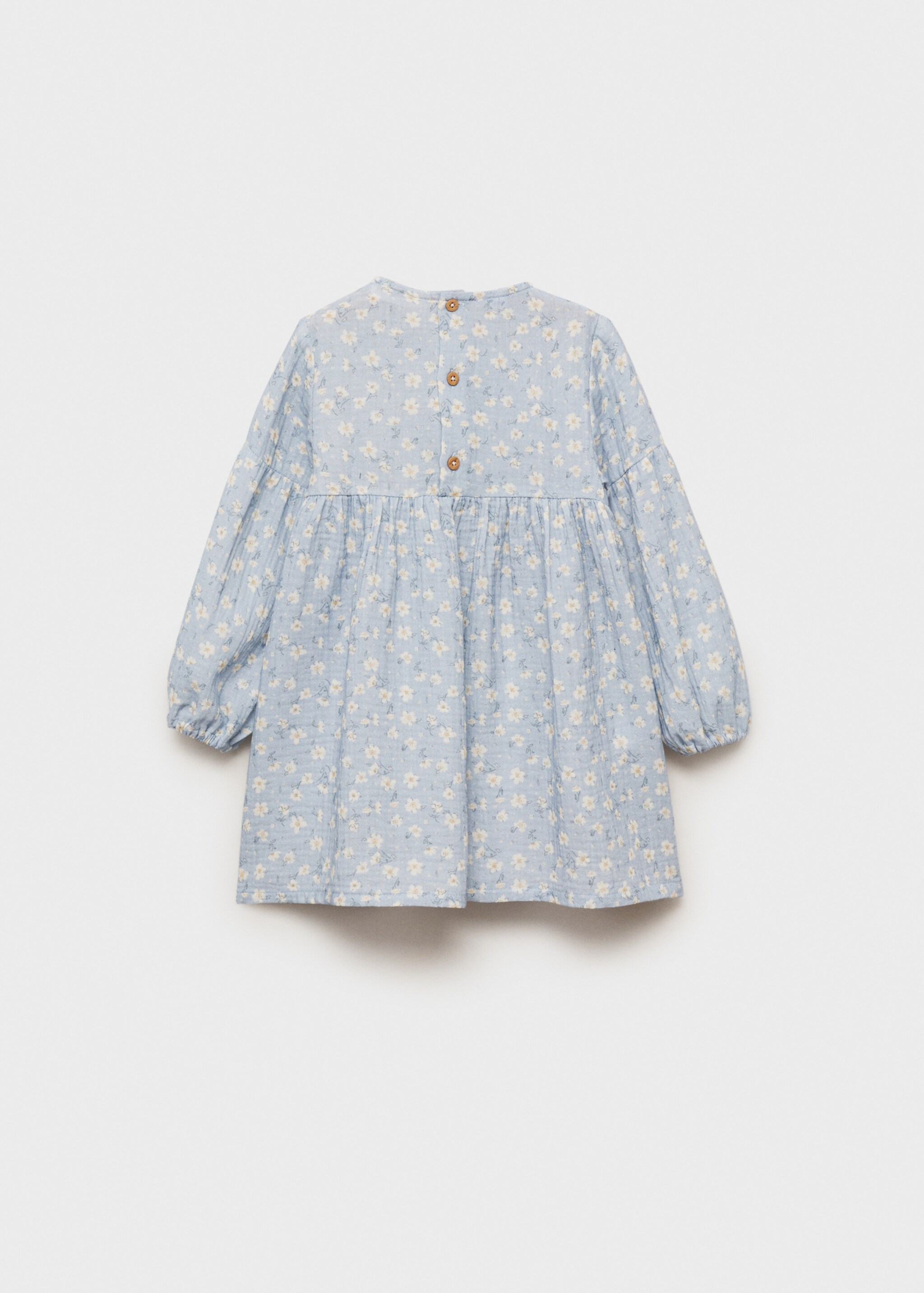 Flower print dress - Reverse of the article