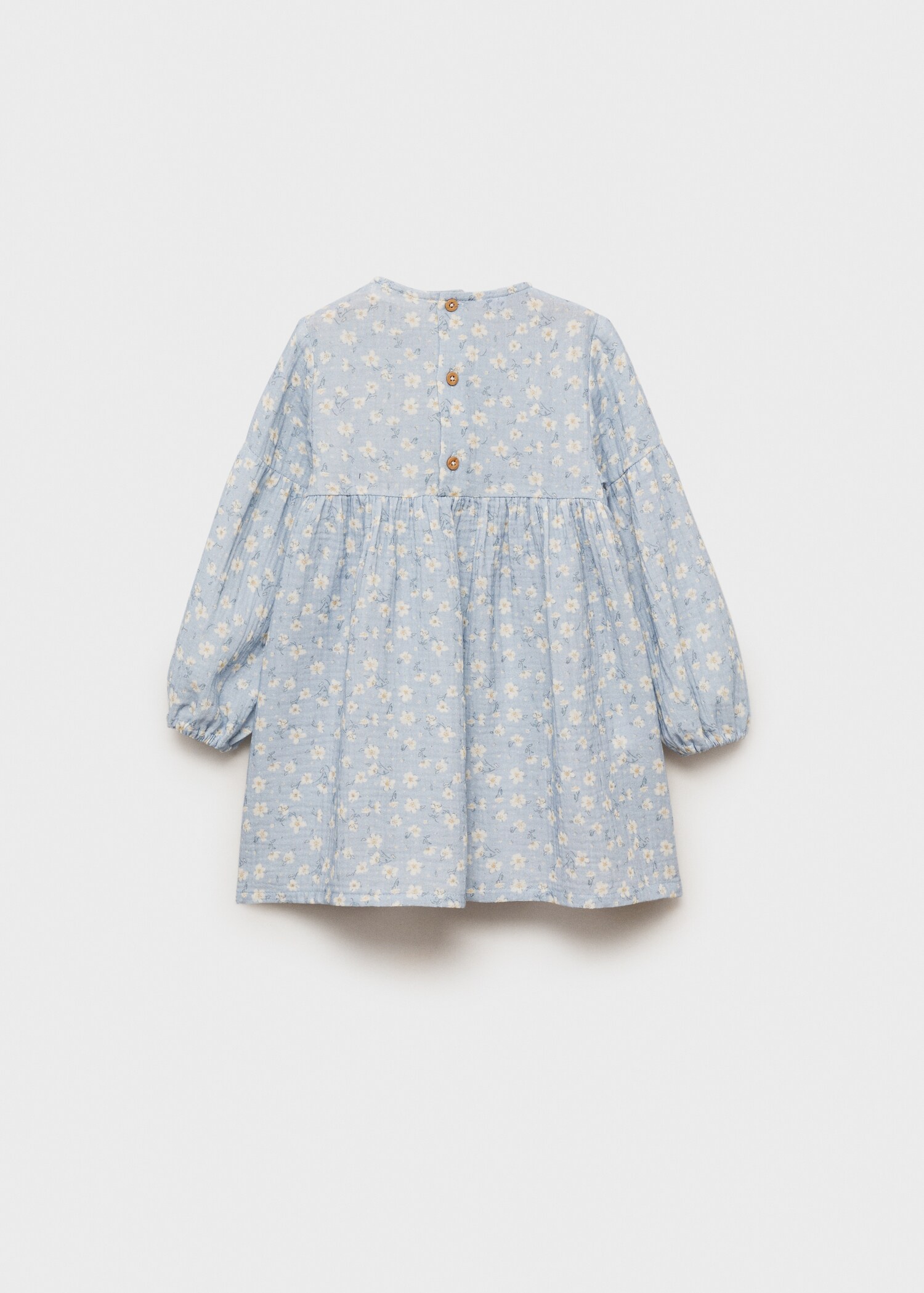 Flower print dress - Reverse of the article