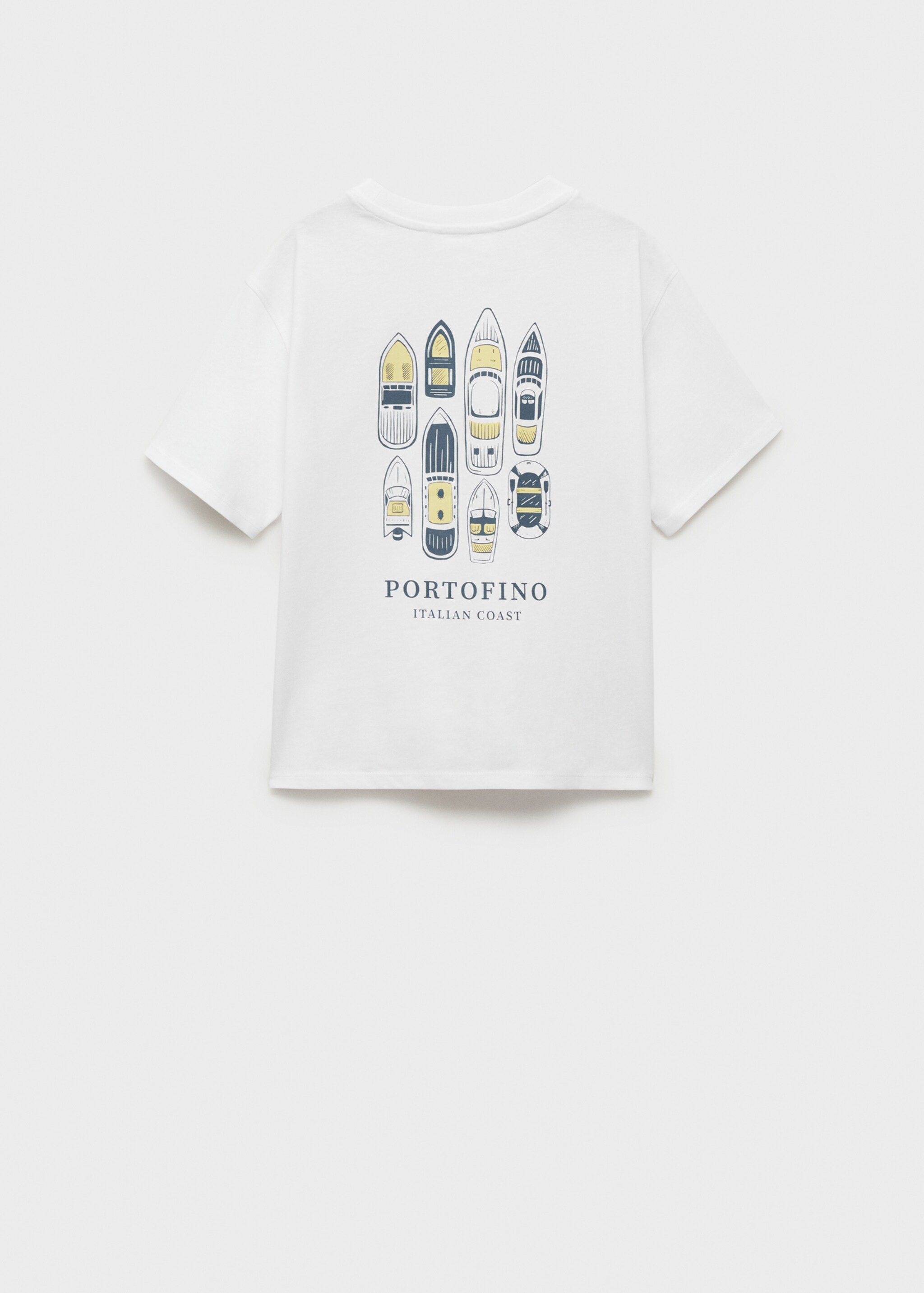 Camiseta algodón estampada - Reverso del artículo