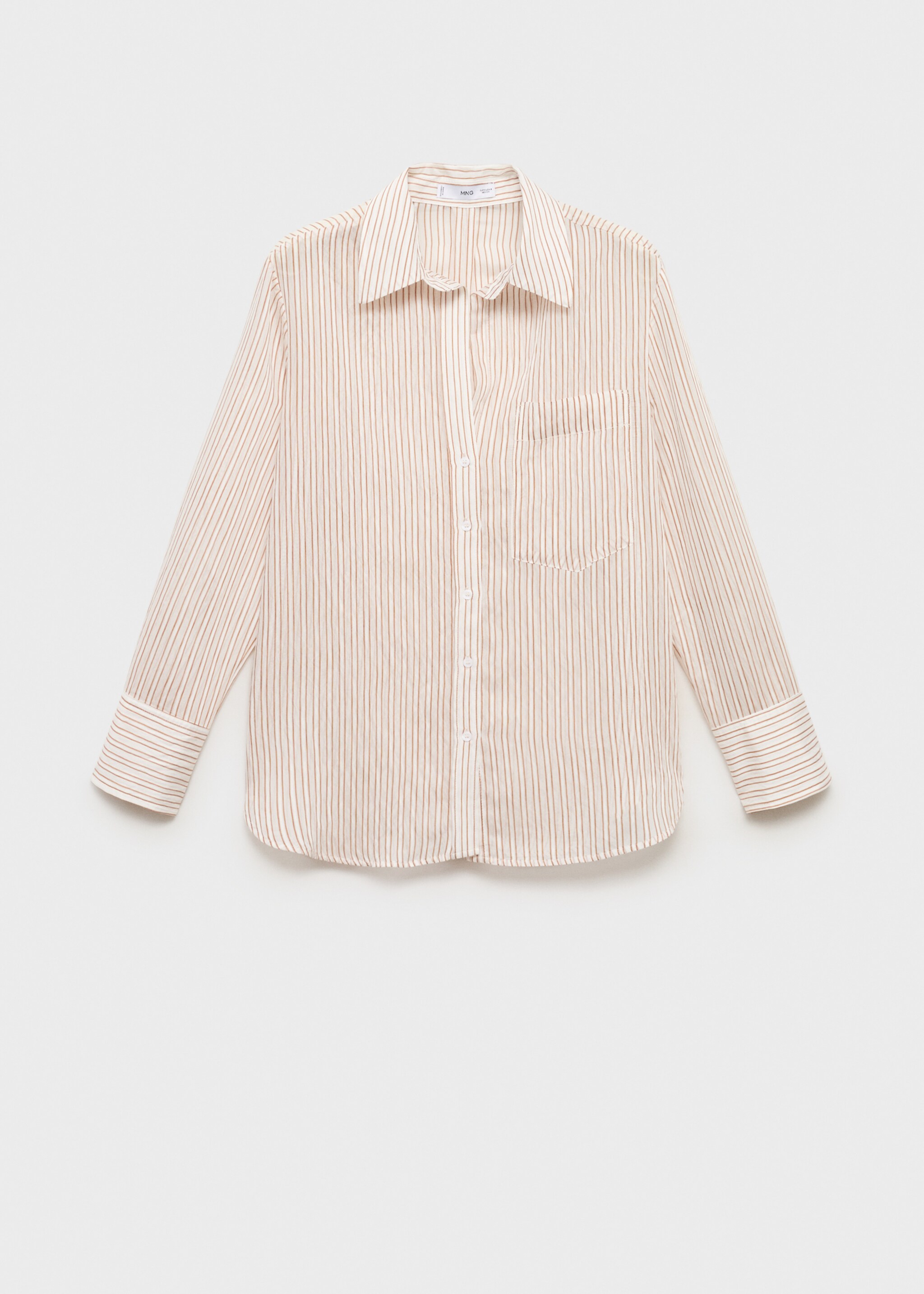 Semi-transparent striped shirt - Article without model