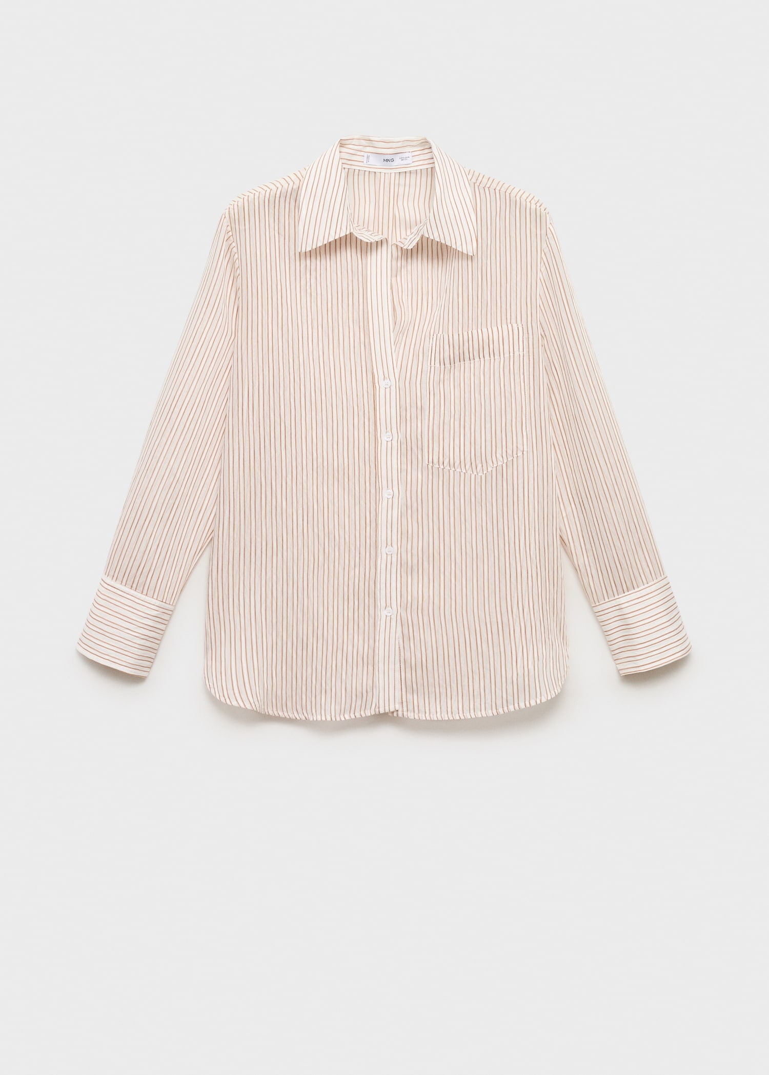 Semi-transparent striped shirt - Article without model