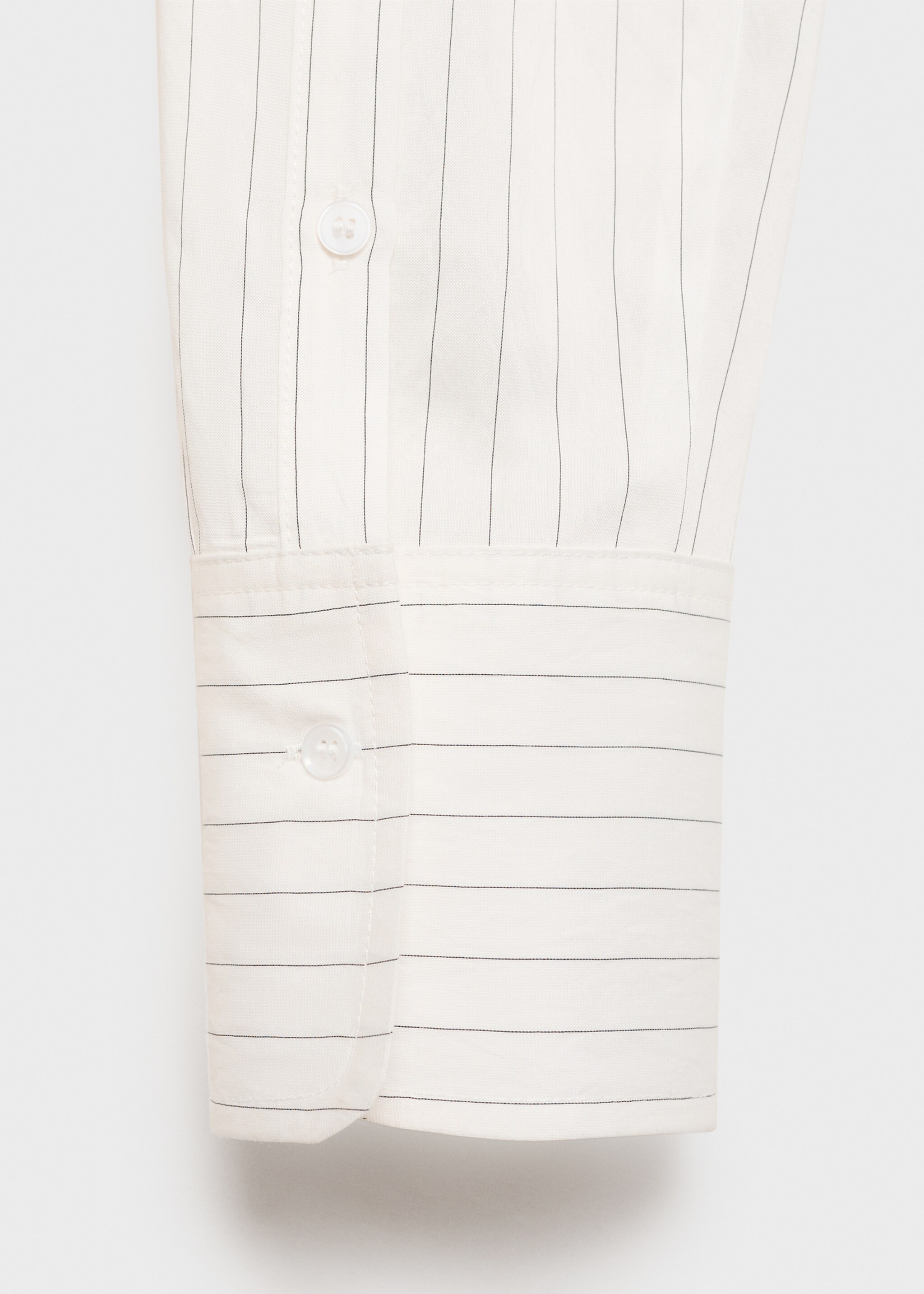 Semi-transparent striped shirt - Details of the article 0