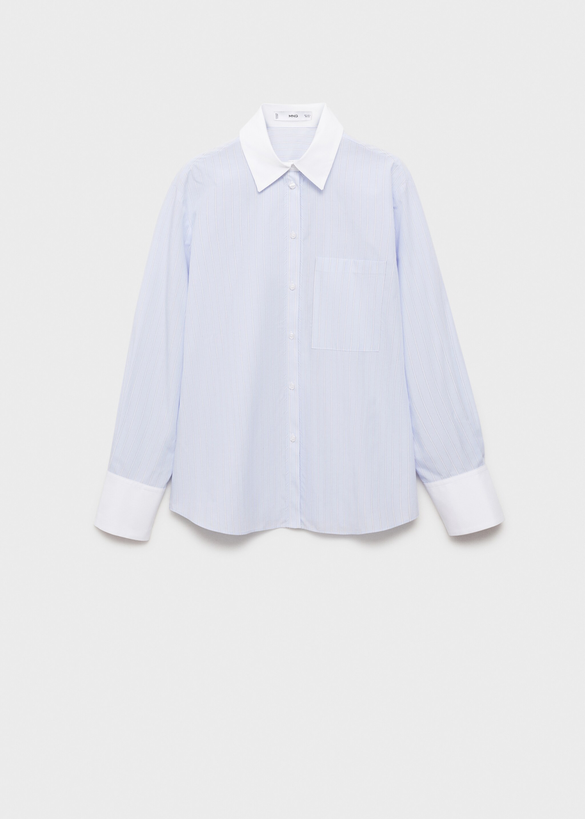 Camisa combinada mezcla algodón - Artículo sin modelo