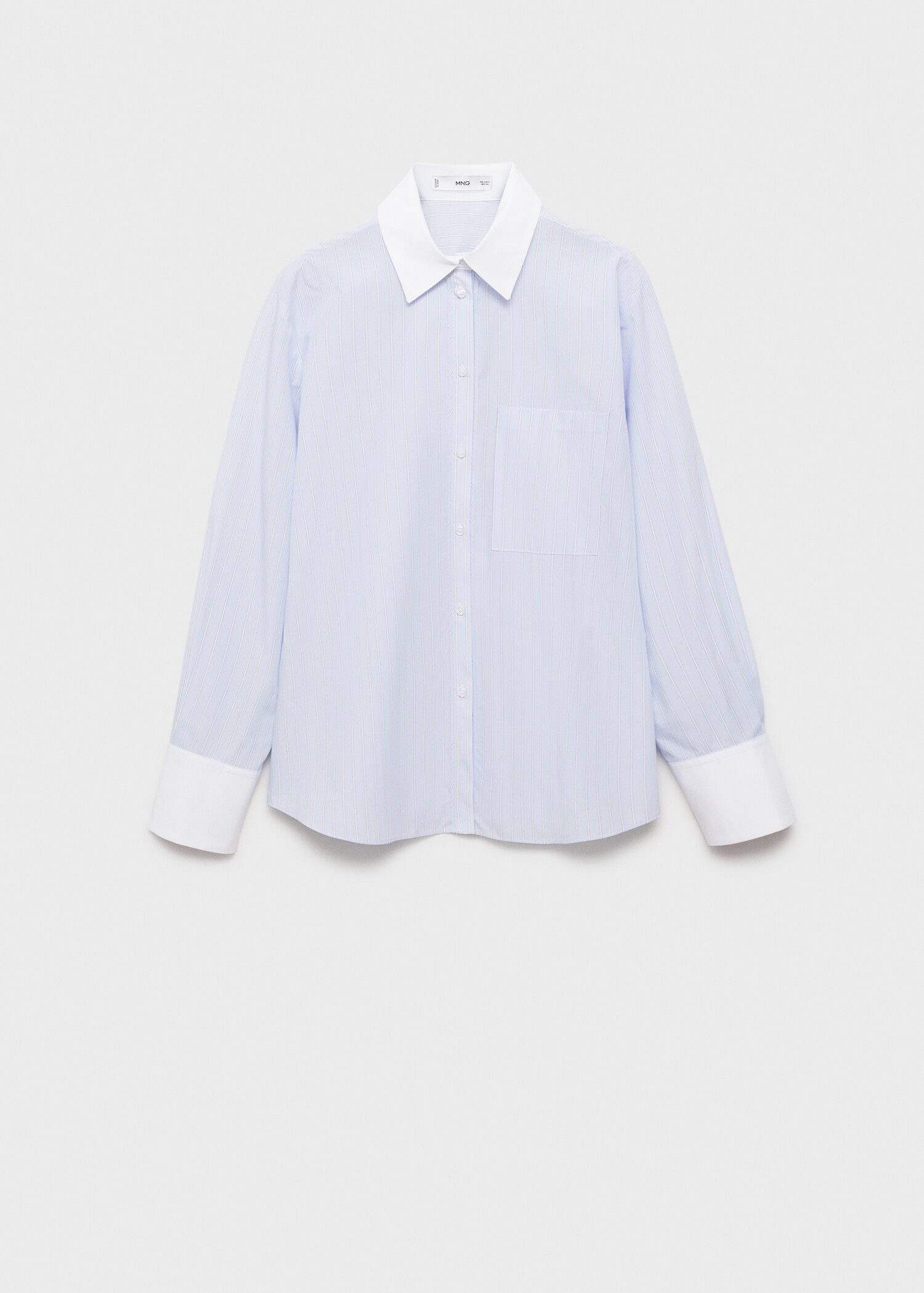 Camisa combinada mezcla algodón - Artículo sin modelo