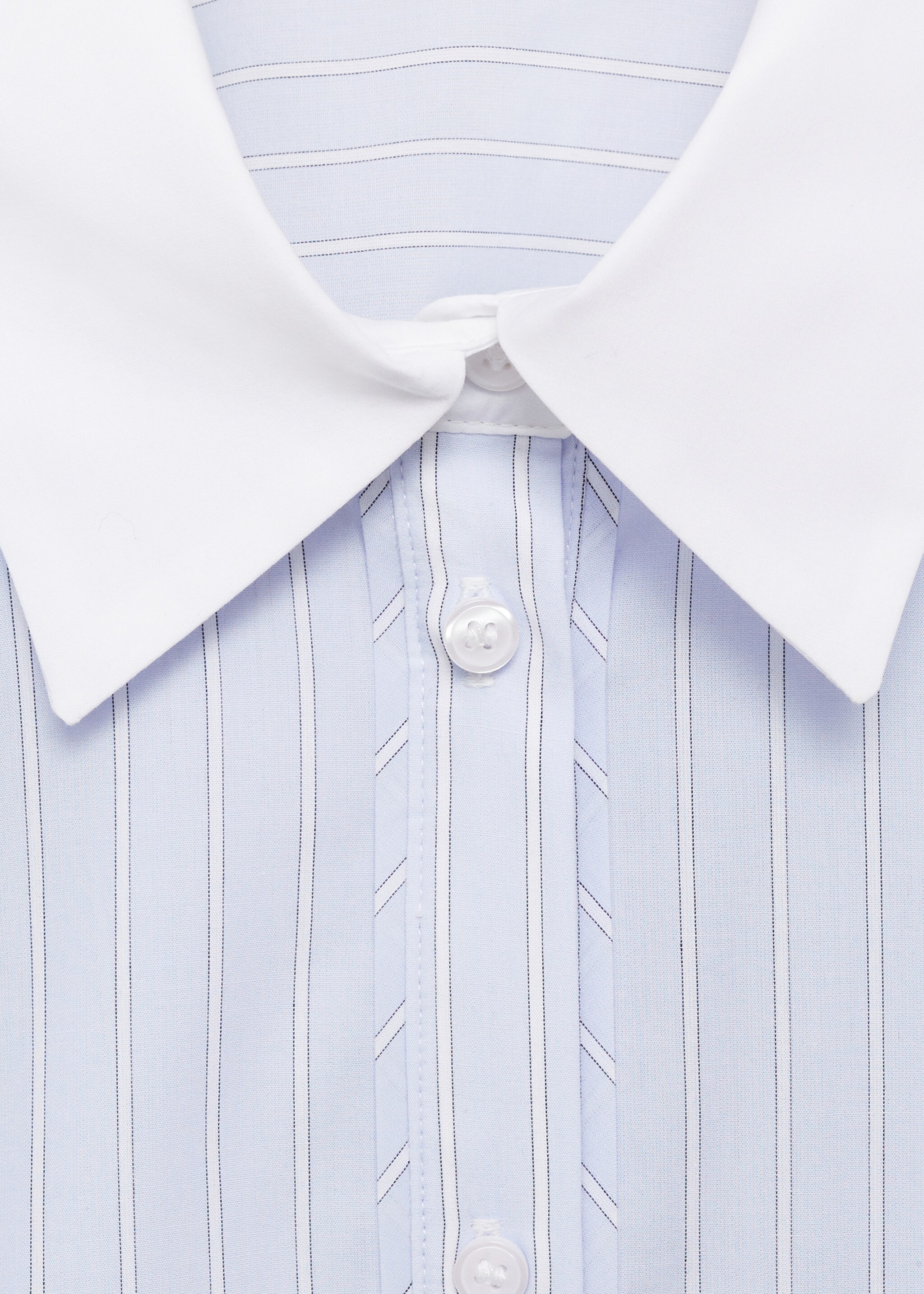 Camisa combinada mezcla algodón - Detalle del artículo 8