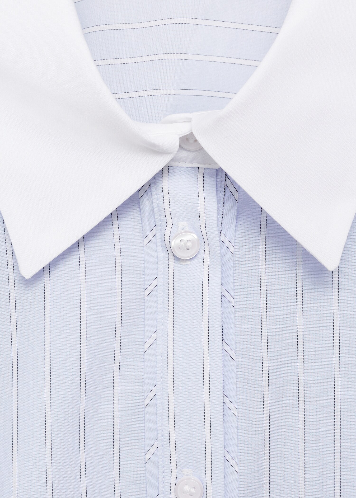 Camisa combinada mezcla algodón - Detalle del artículo 8