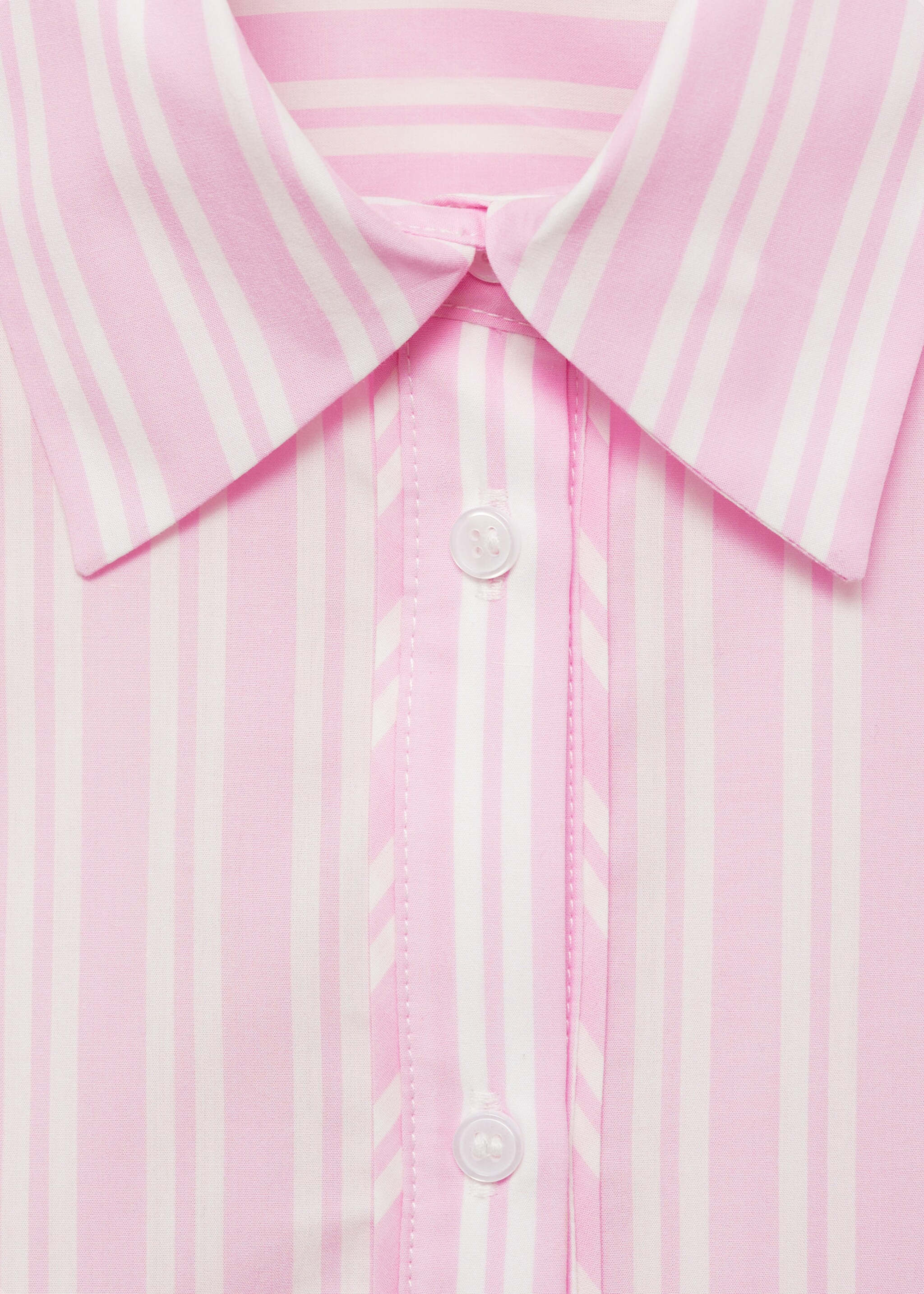 Striped straight shirt - Details of the article 8
