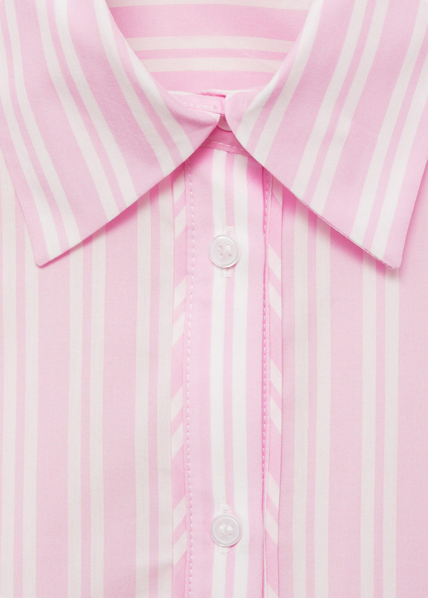 Striped straight shirt - Details of the article 8