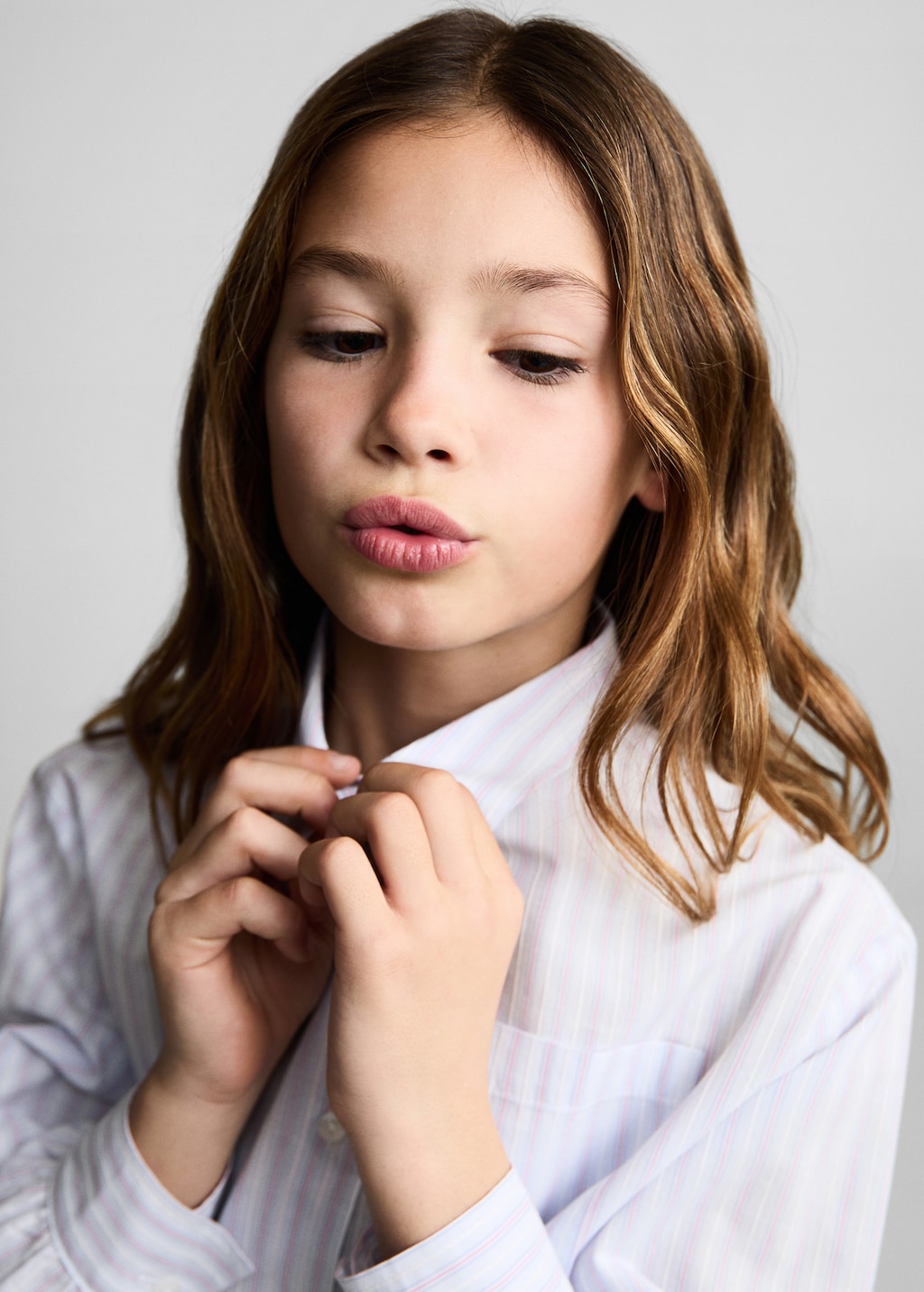 【新品・未使用】ANDMARY Willon line tops Pocket striped shirt - Kids | MANGO USA