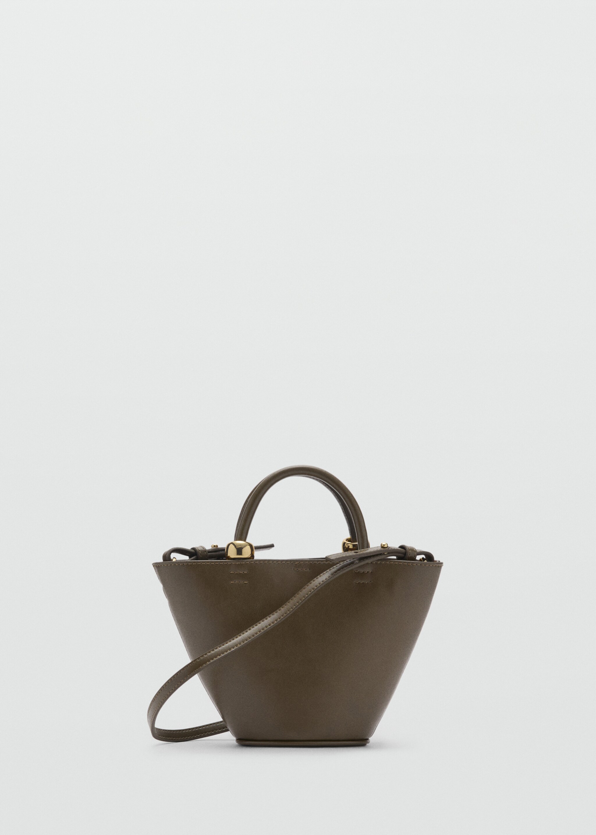 Mini shopper bag with metallic detail - Article without model