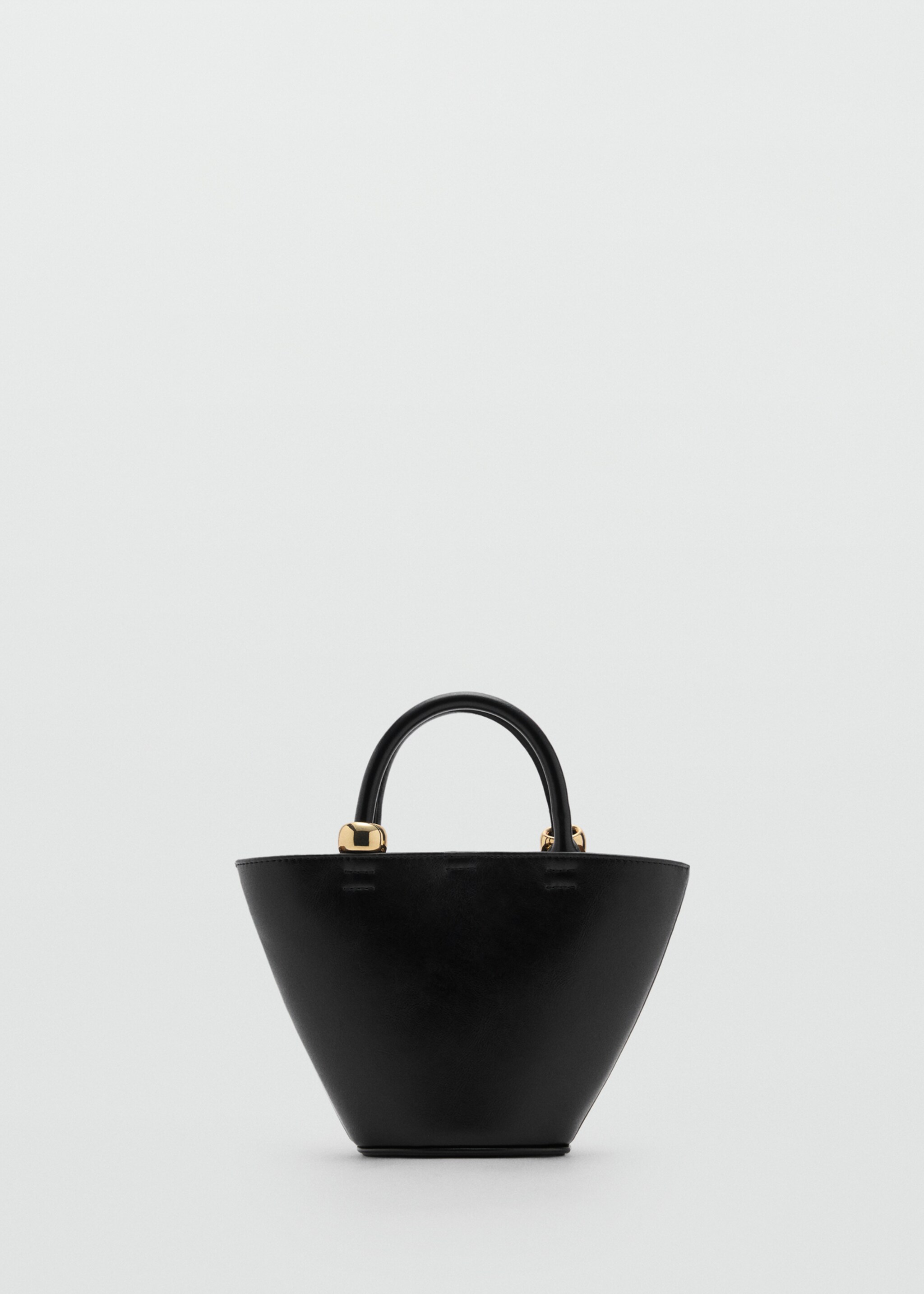 Mini shopper bag with metallic detail - Article without model