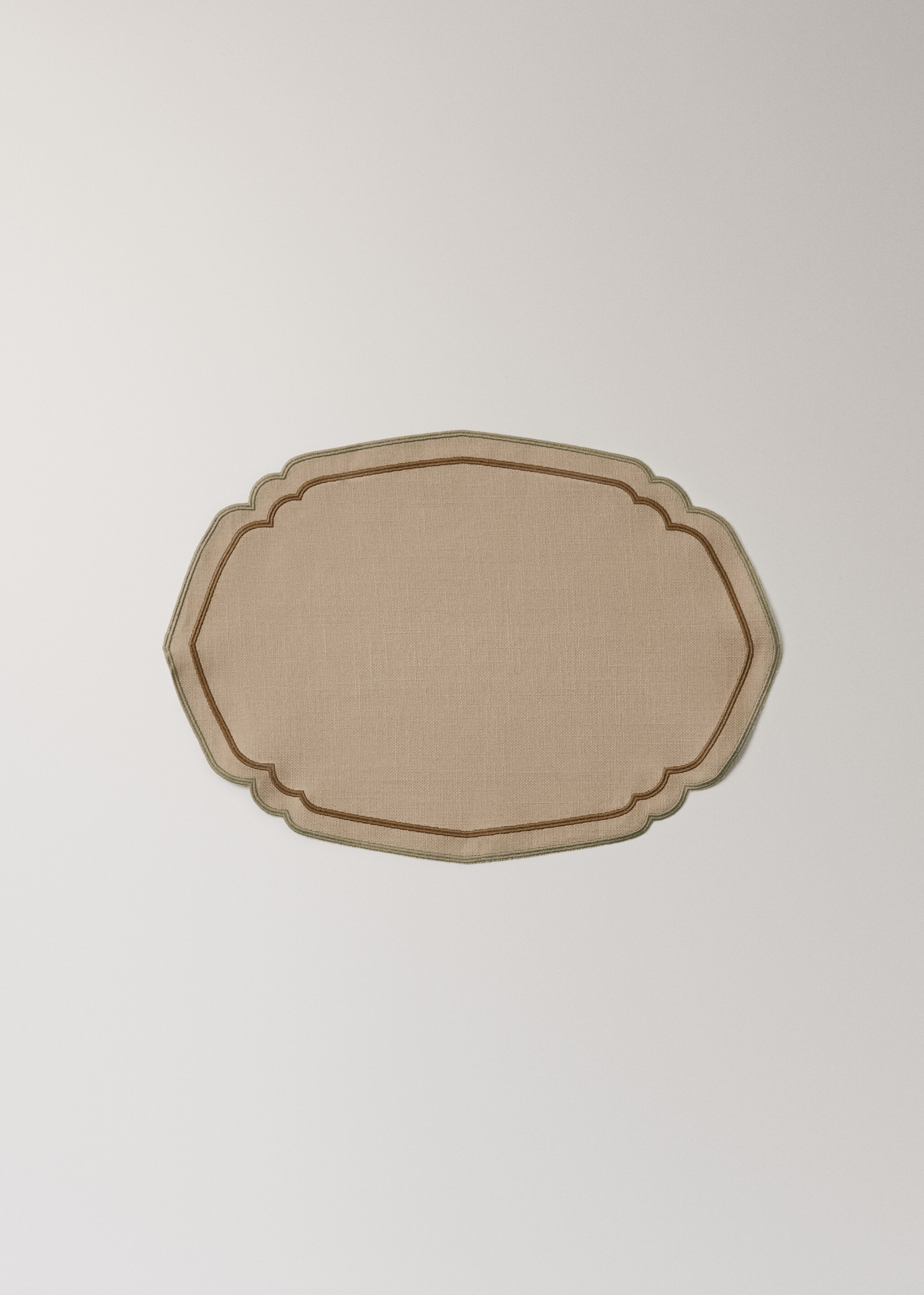 Oval resin cotton tablecloth - Article without model