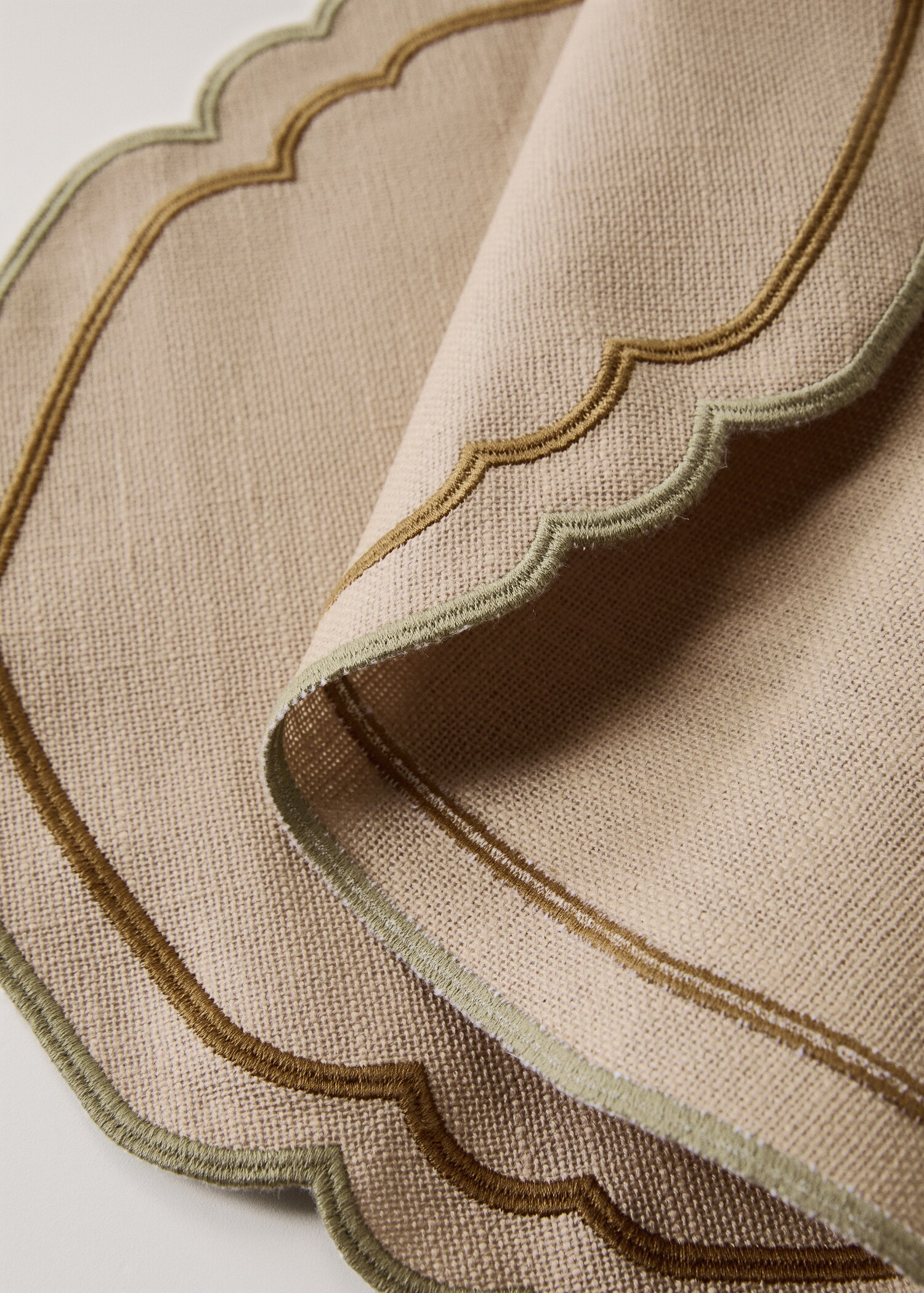 Oval resin cotton tablecloth - Details of the article 1