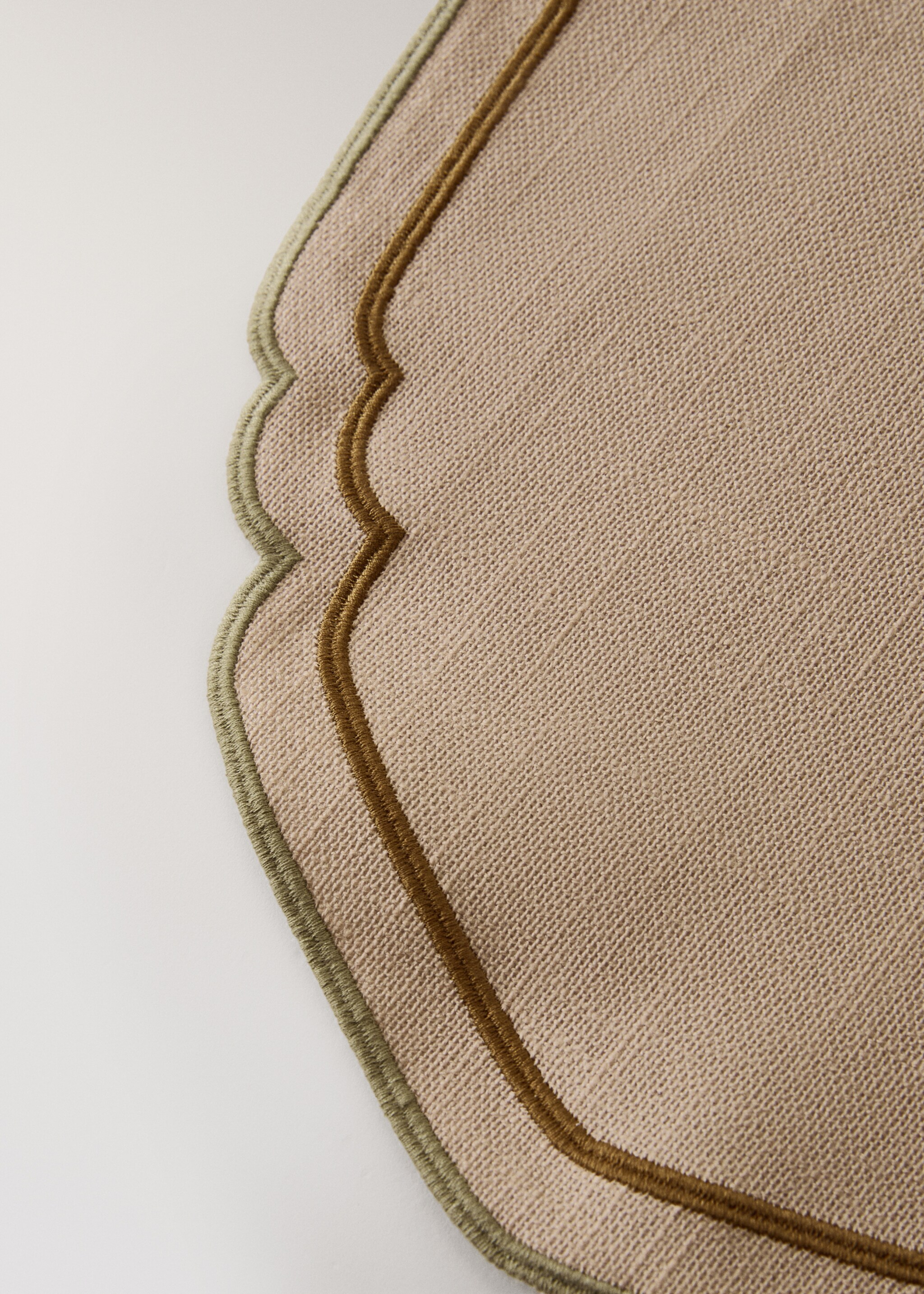 Oval resin cotton tablecloth - Details of the article 2