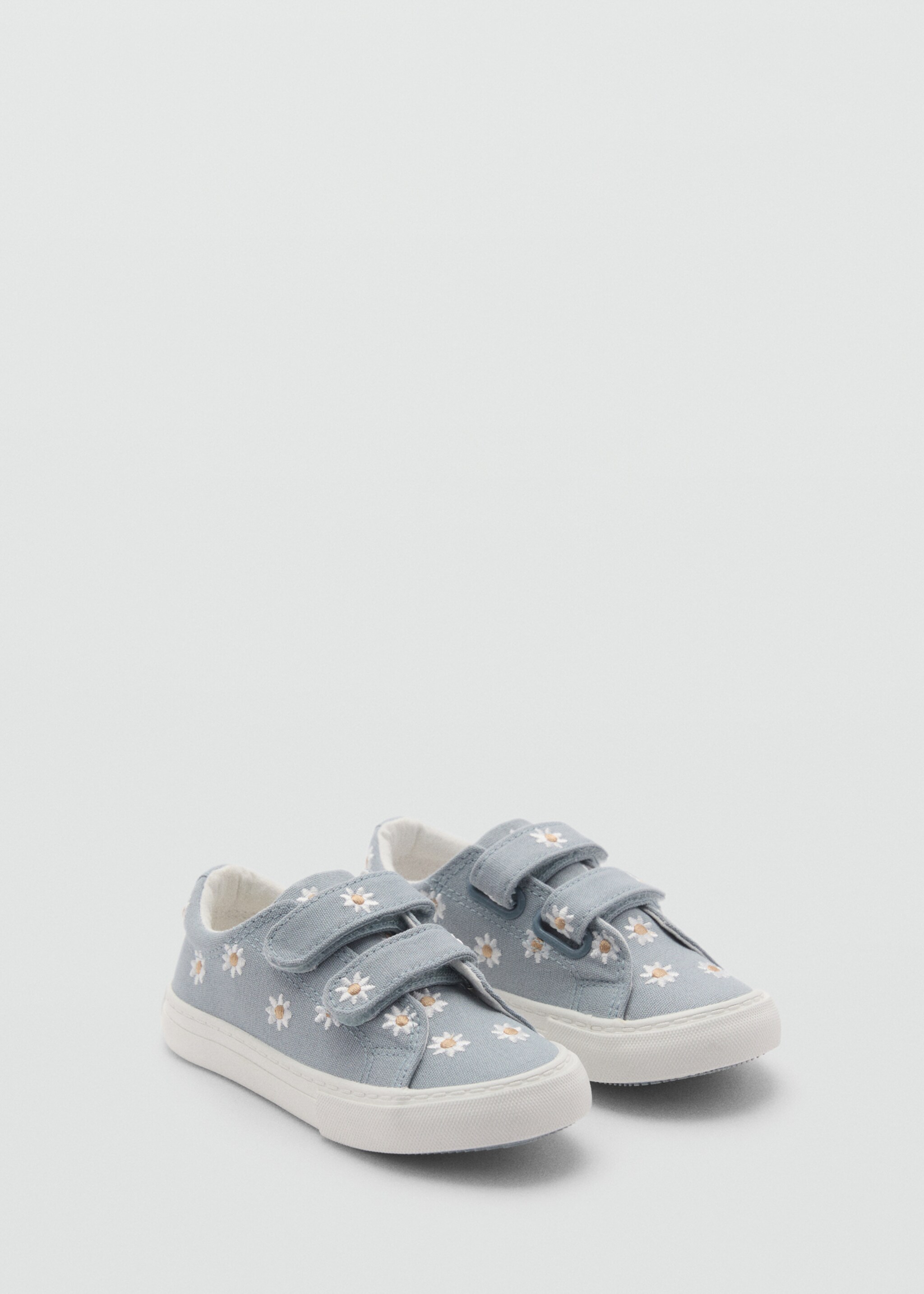 Floral-embroidered trainers - Medium plane
