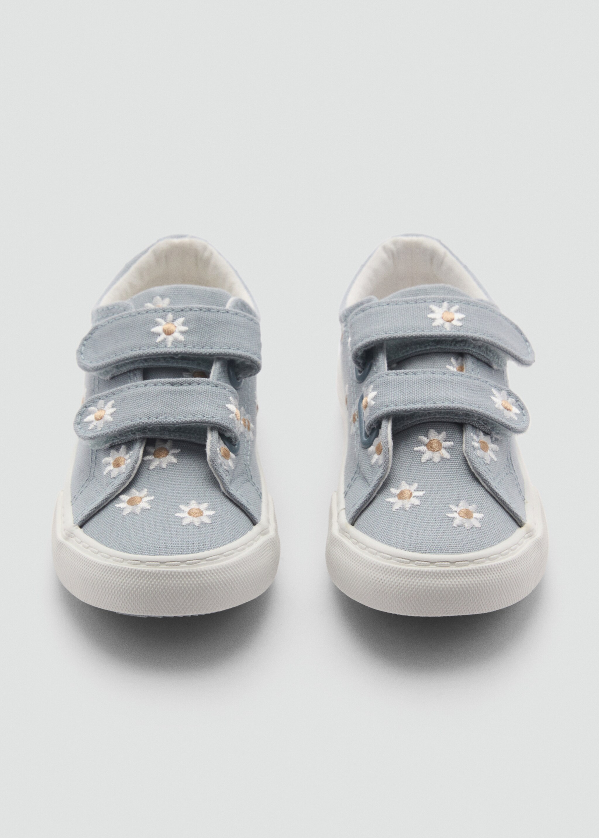 Floral-embroidered trainers - Details of the article 2
