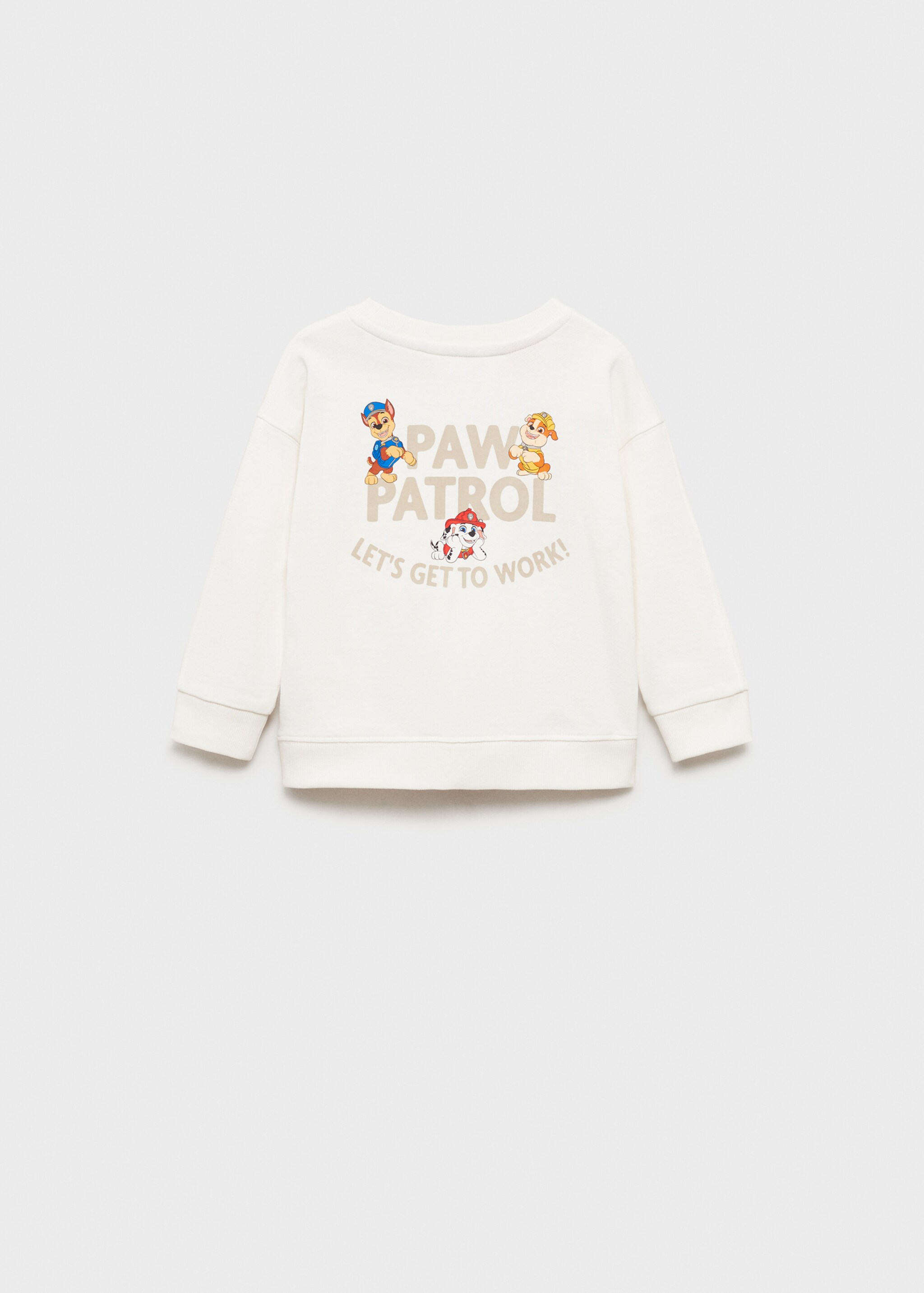Paw Patrol Sweatshirt - Reverse of the article